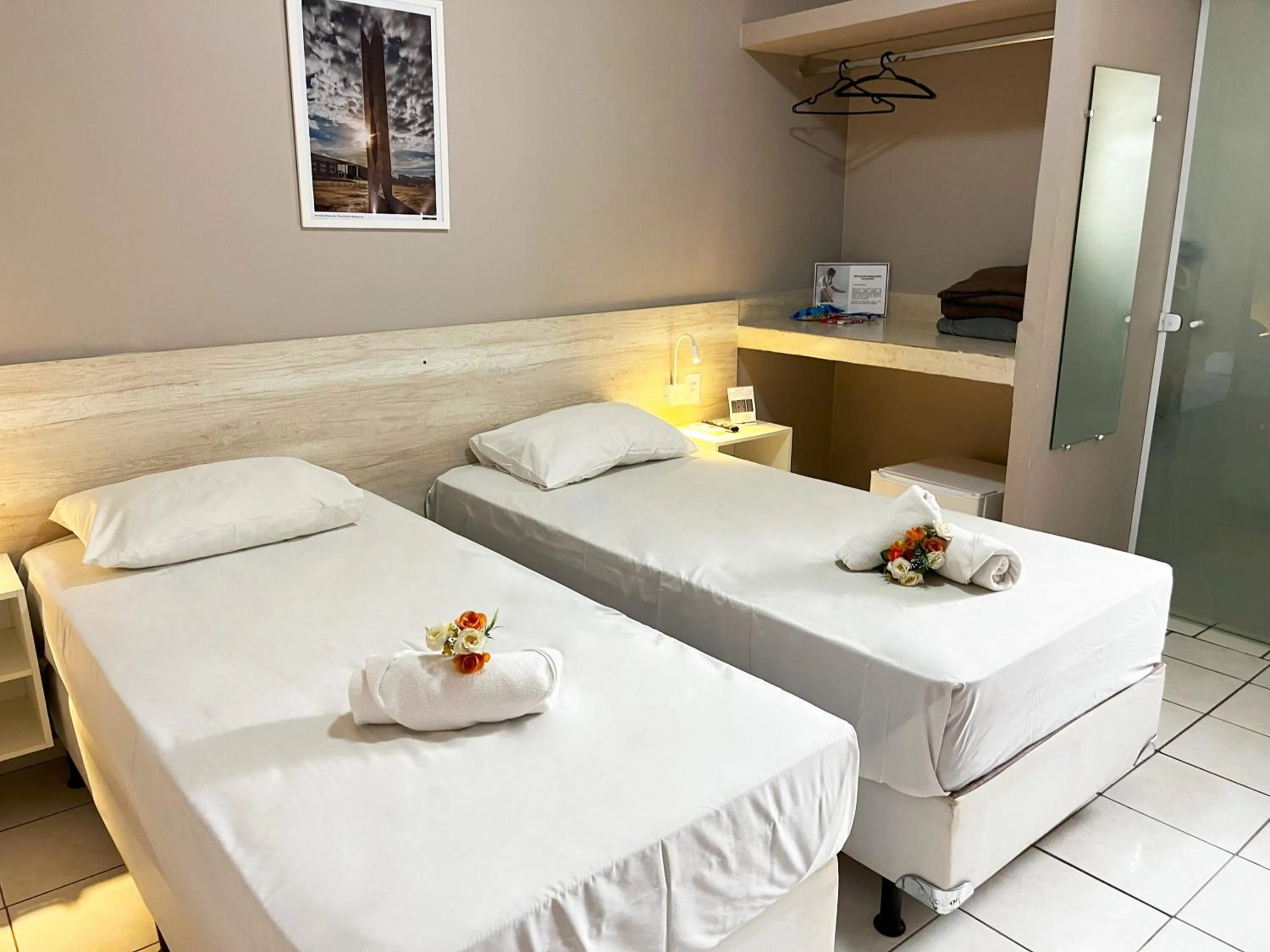 Bed in Europa Hotel Brasília by Bsb Inn