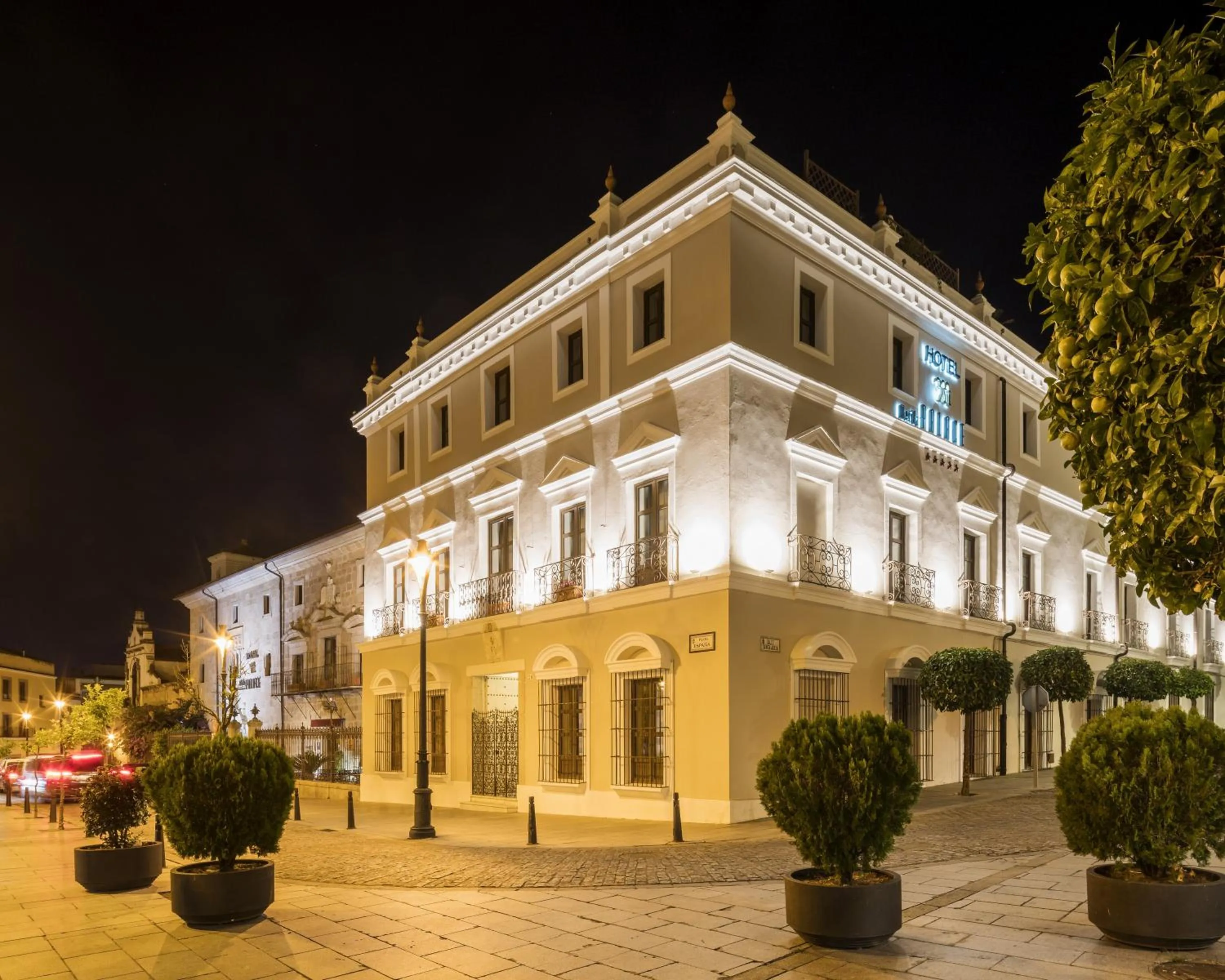 Facade/entrance in Hotel Ilunion Mérida Palace