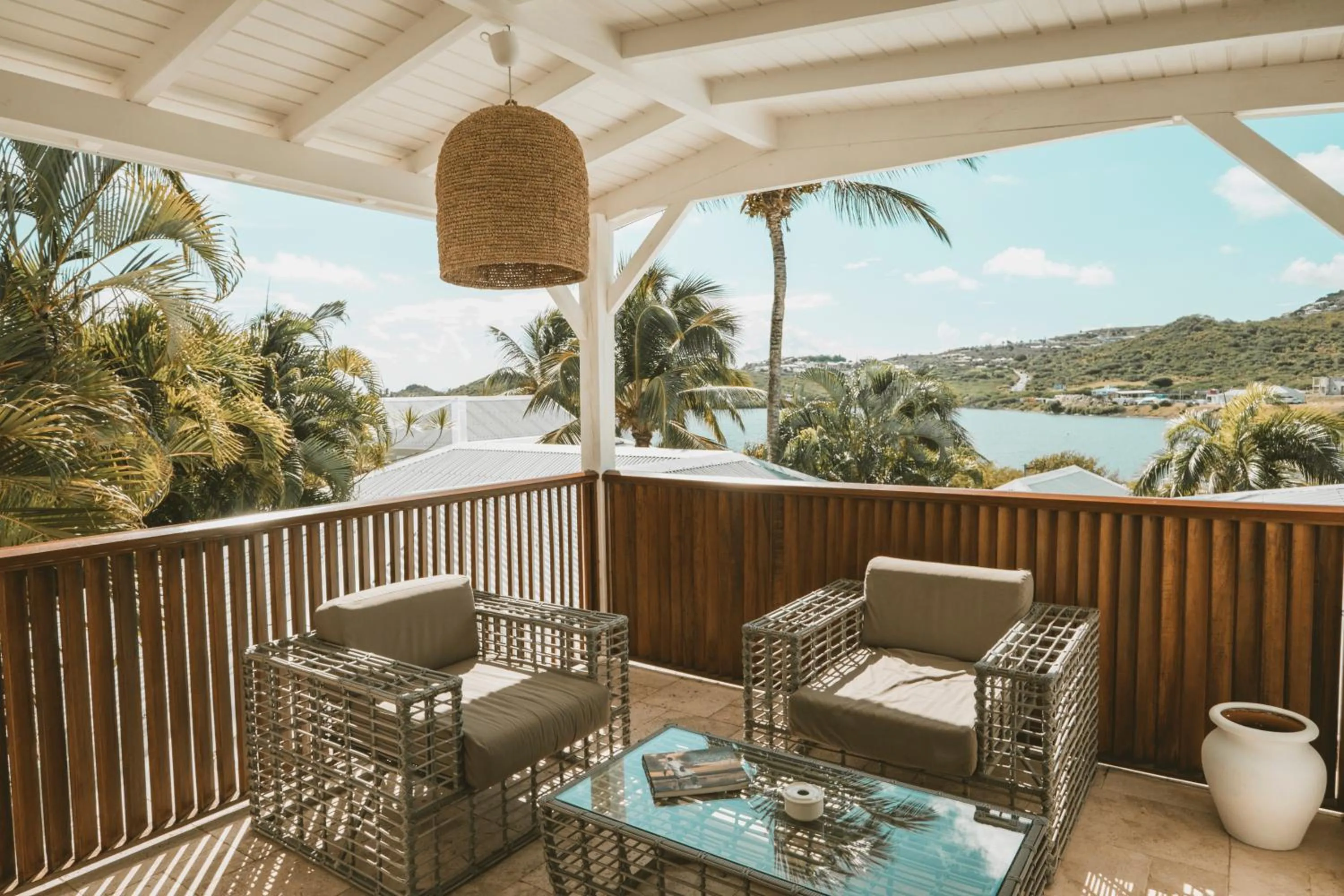 Patio in La Villa Hibiscus, Saint Martin