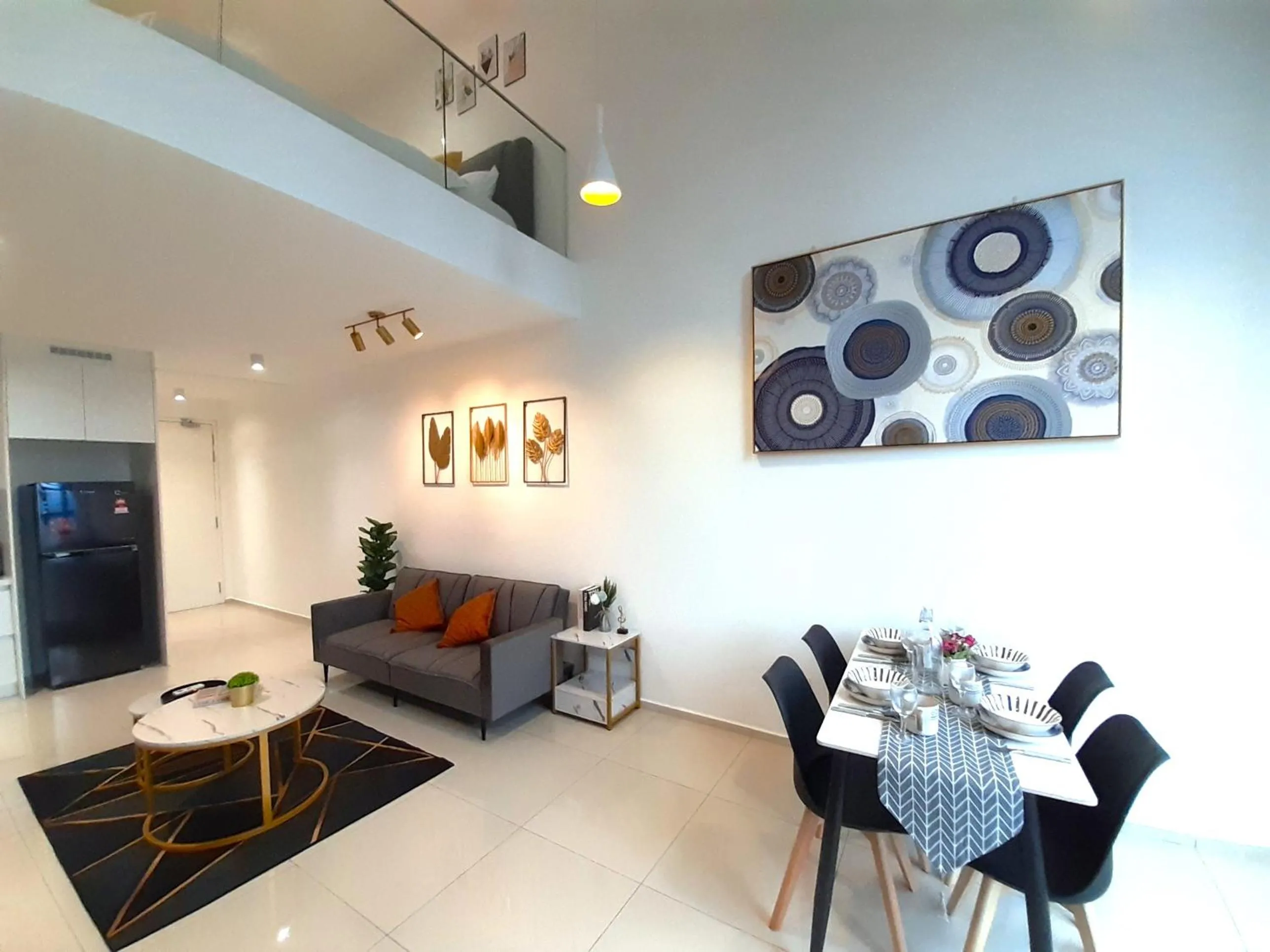 Living room in EkoCheras Duplex Suite by Ohana Home