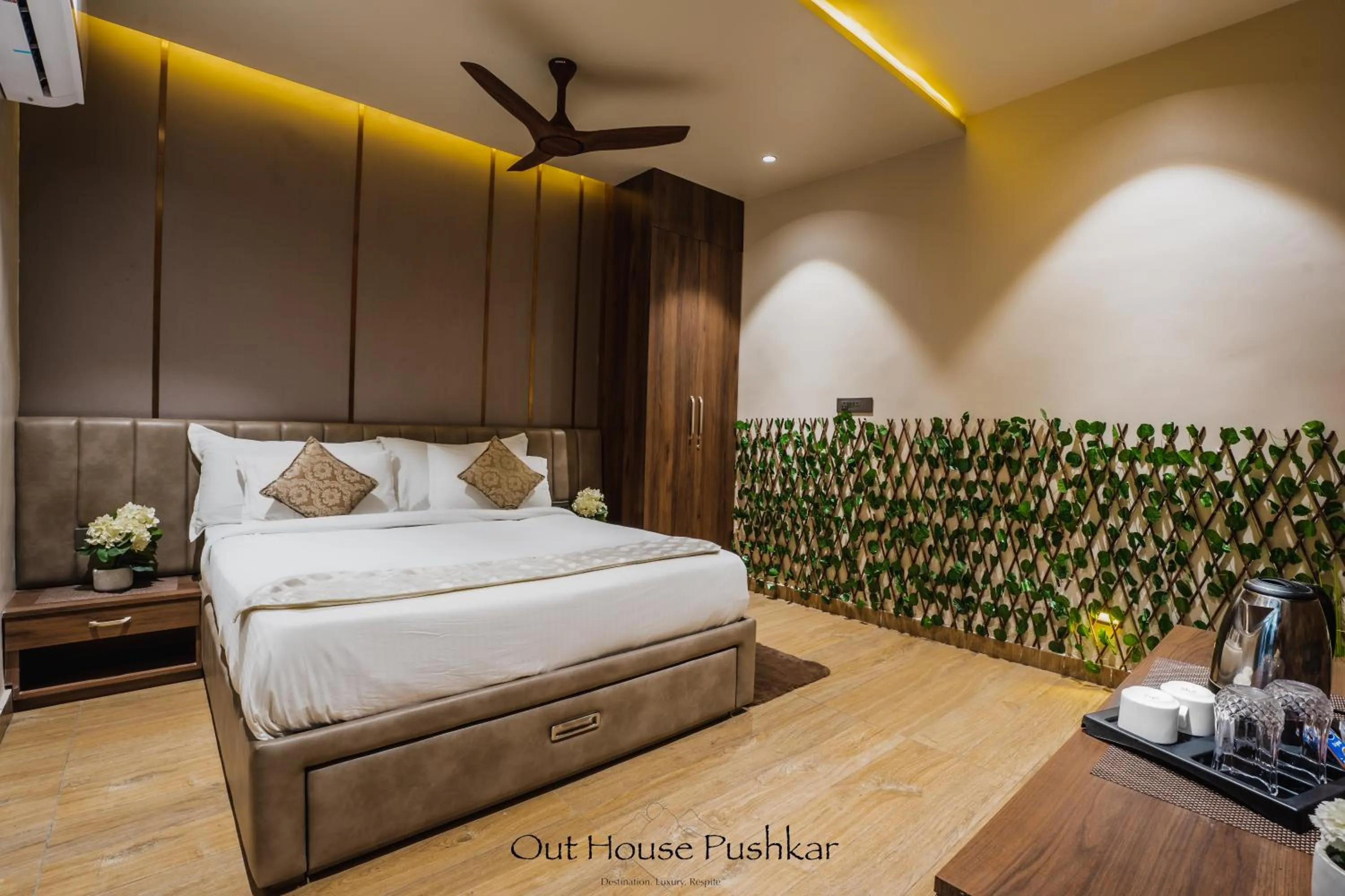 Bedroom, Bed in The Out House Pushkar