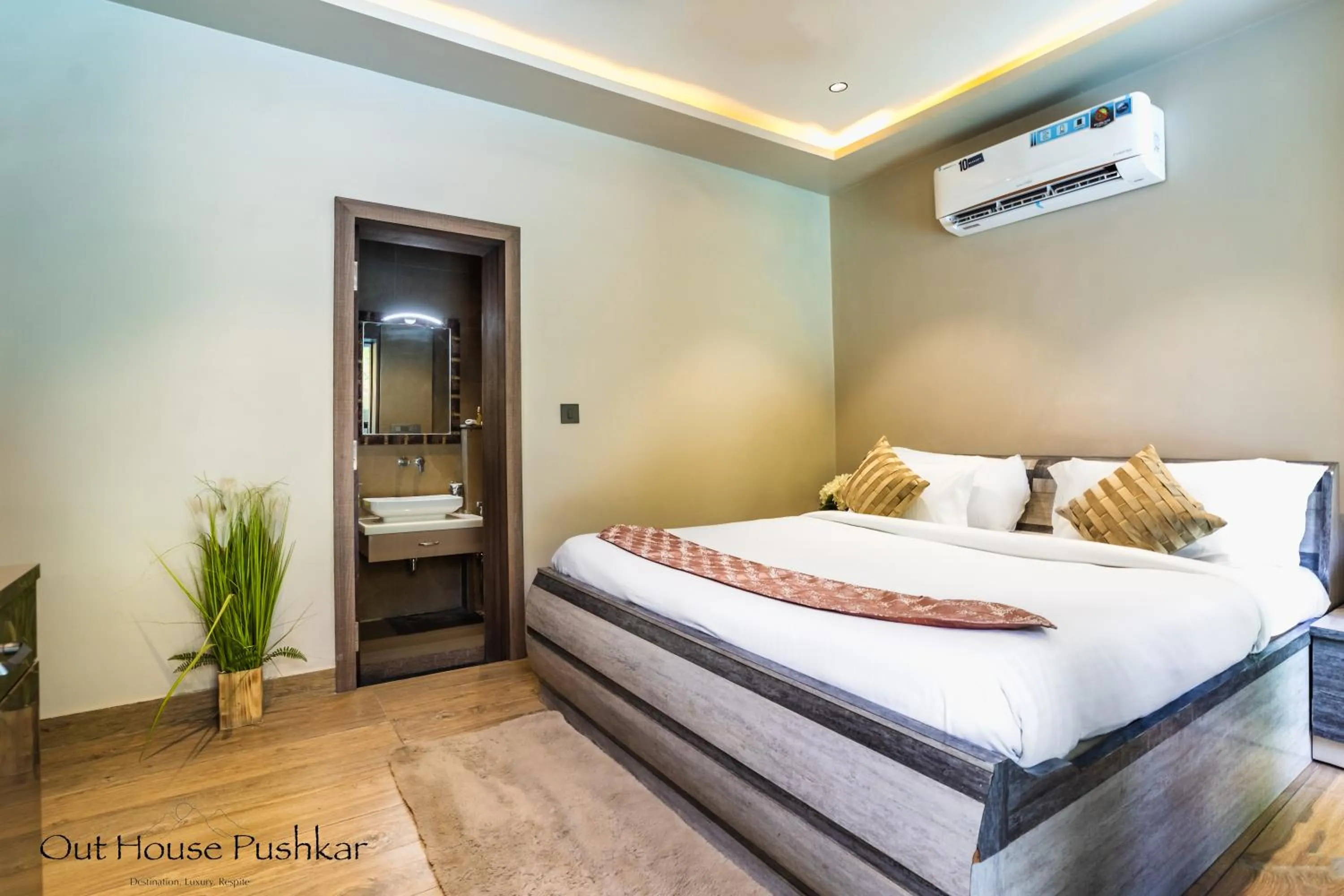 Bedroom, Bed in The Out House Pushkar