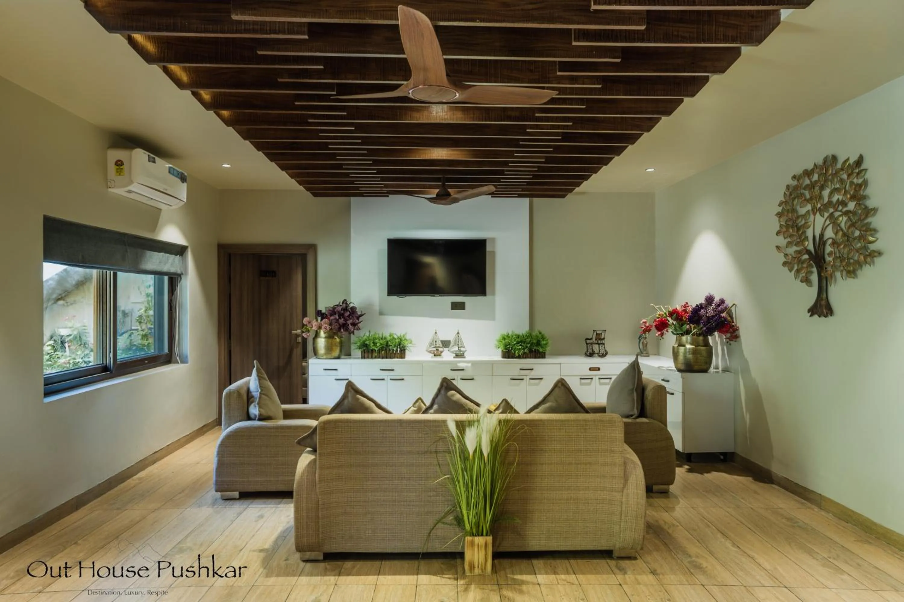 Living room in The Out House Pushkar