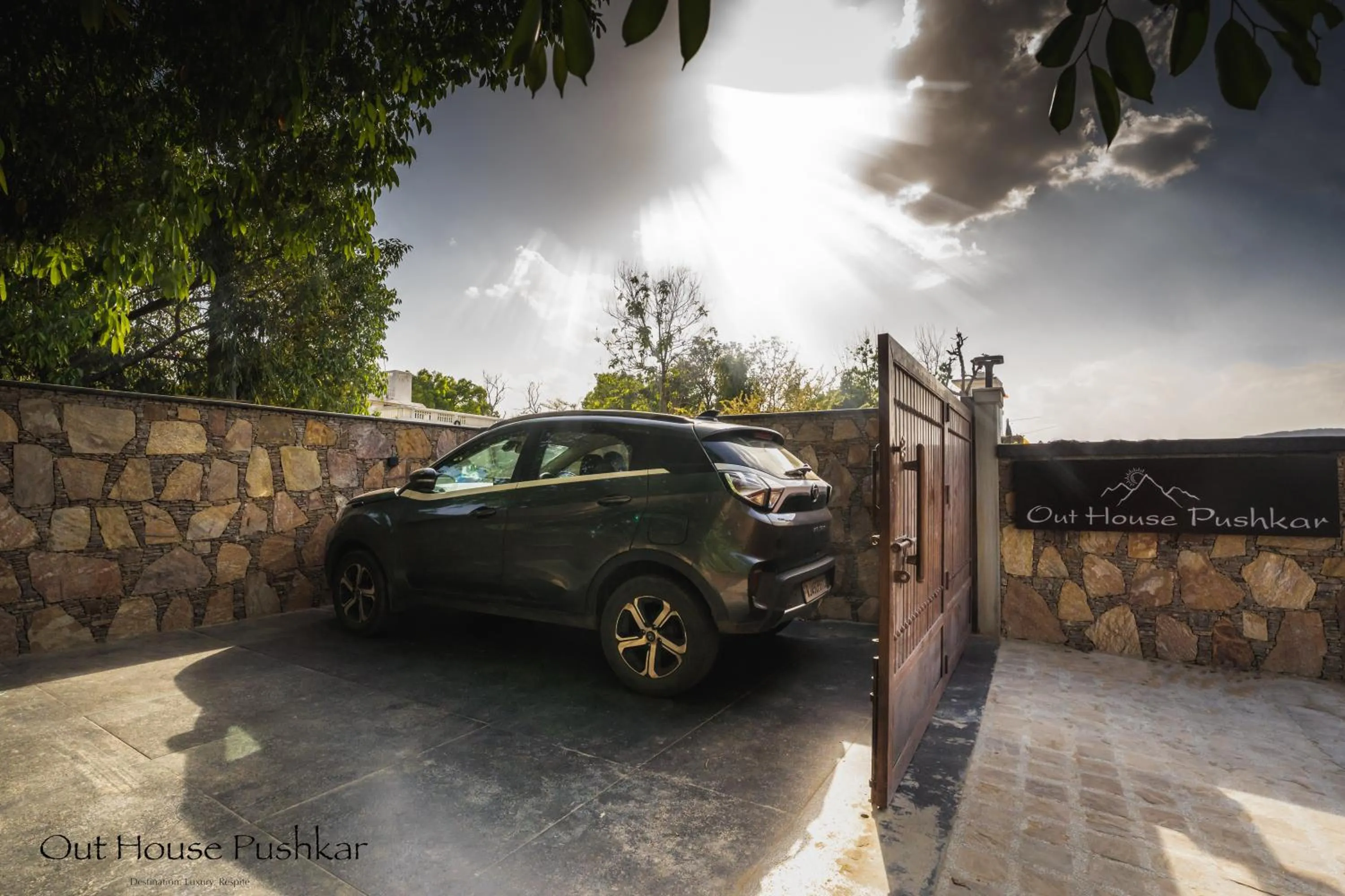 Parking in The Out House Pushkar