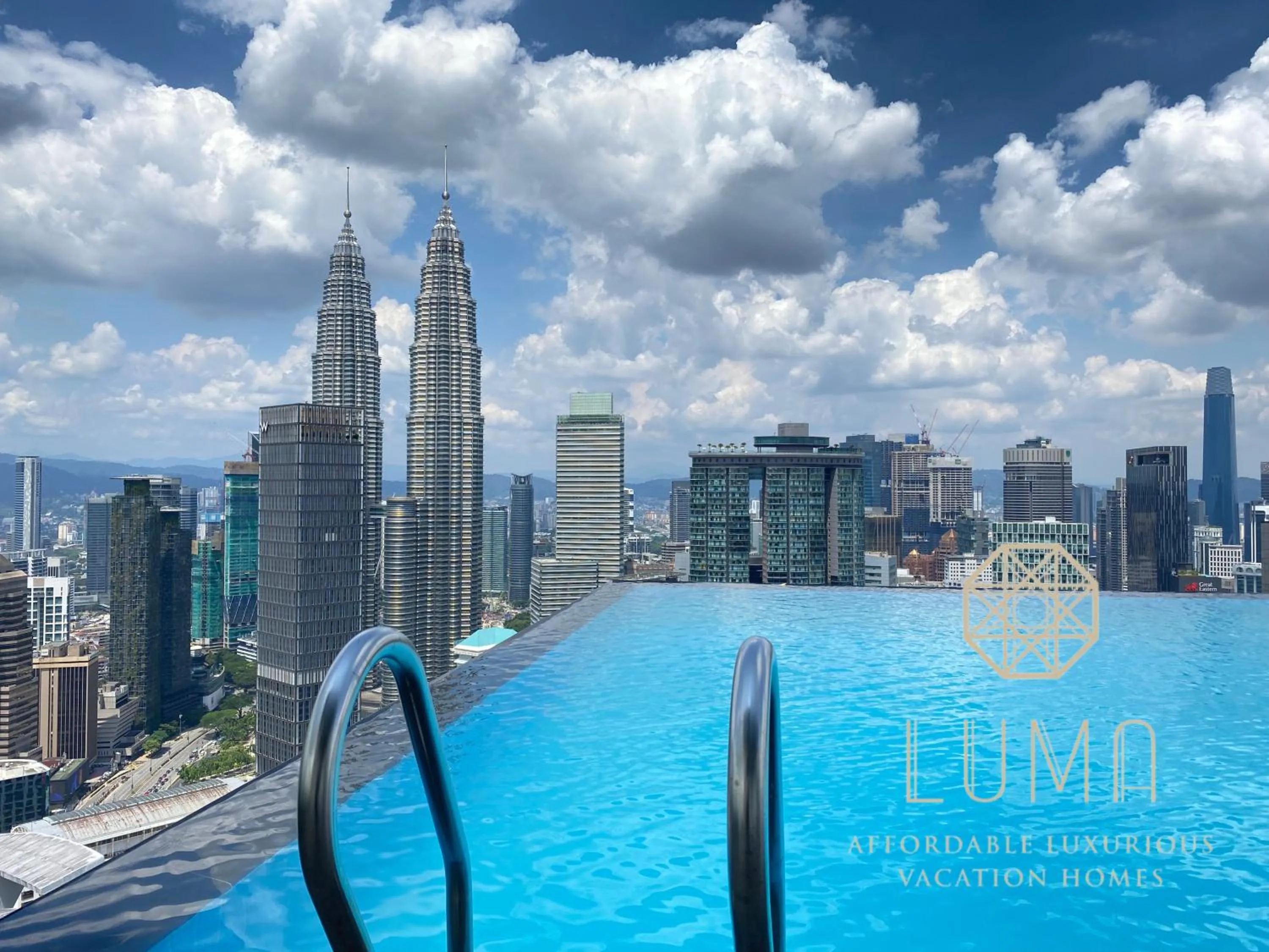 Pool view in The Platinum 2 Kuala Lumpur by LUMA