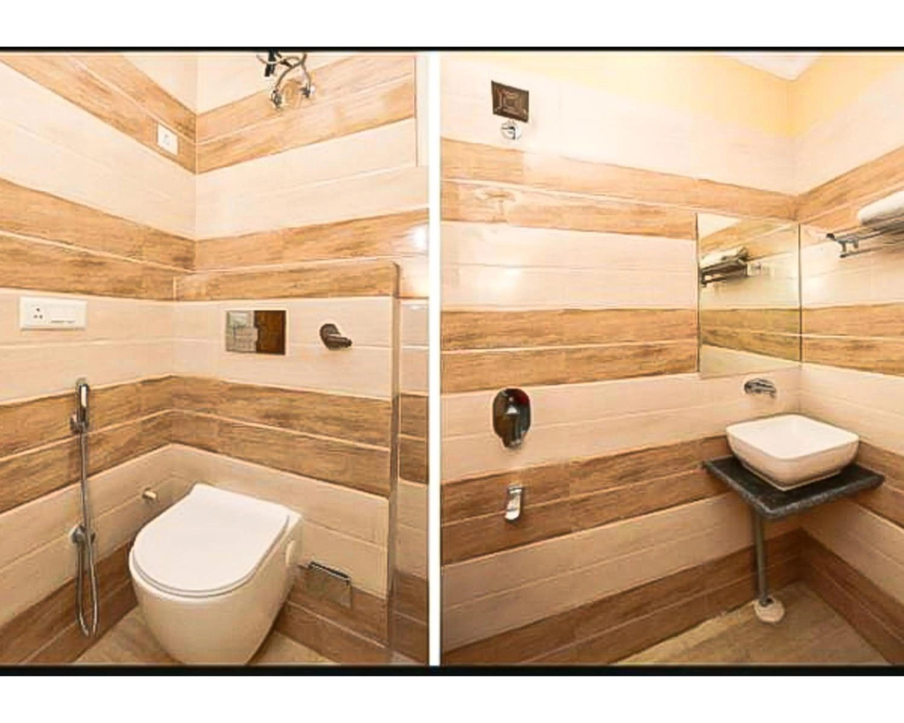 Bathroom in Hotel Shree Shyam By WB Inn