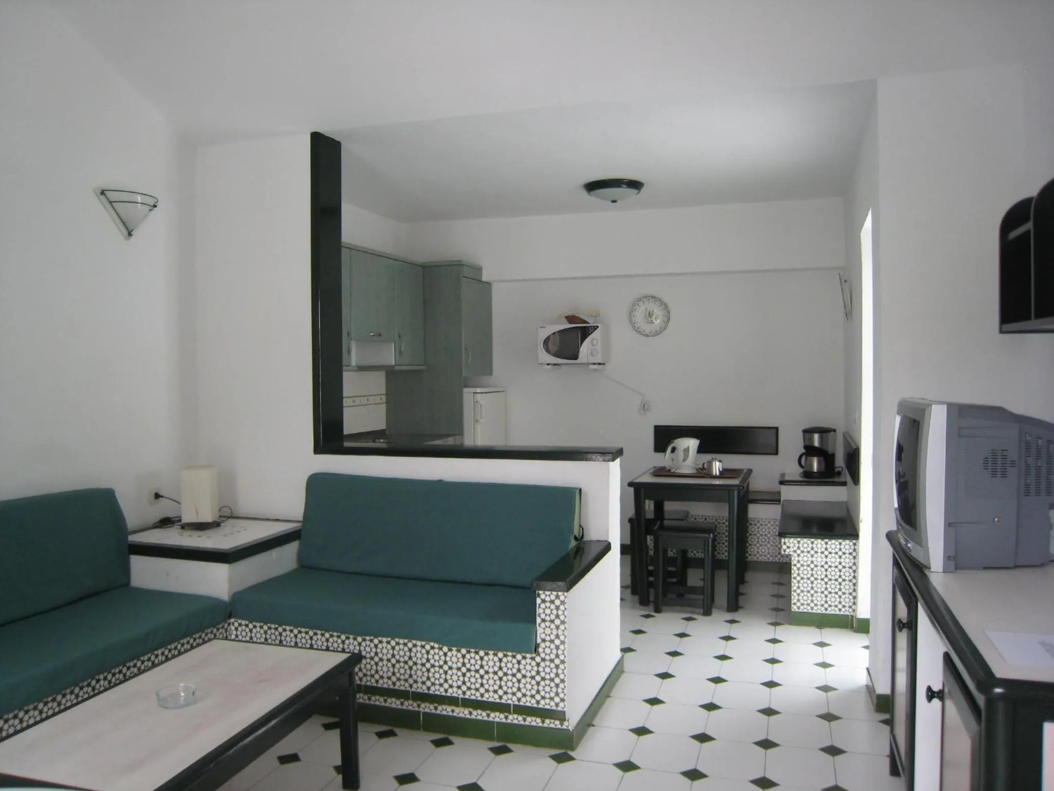 Living room in Bungalows Campo Golf