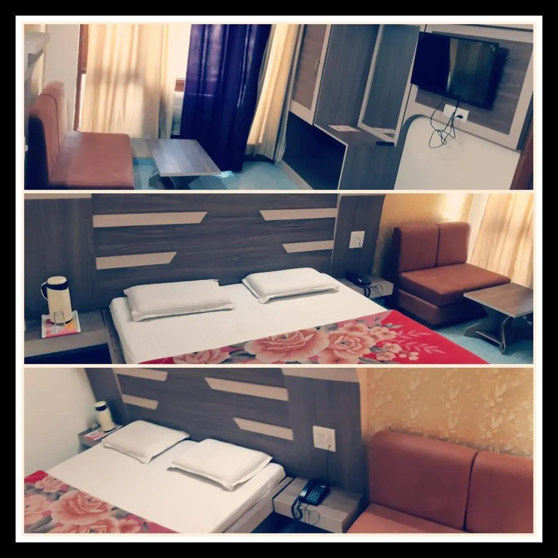 Bed in AASHIRWAD HOTEL