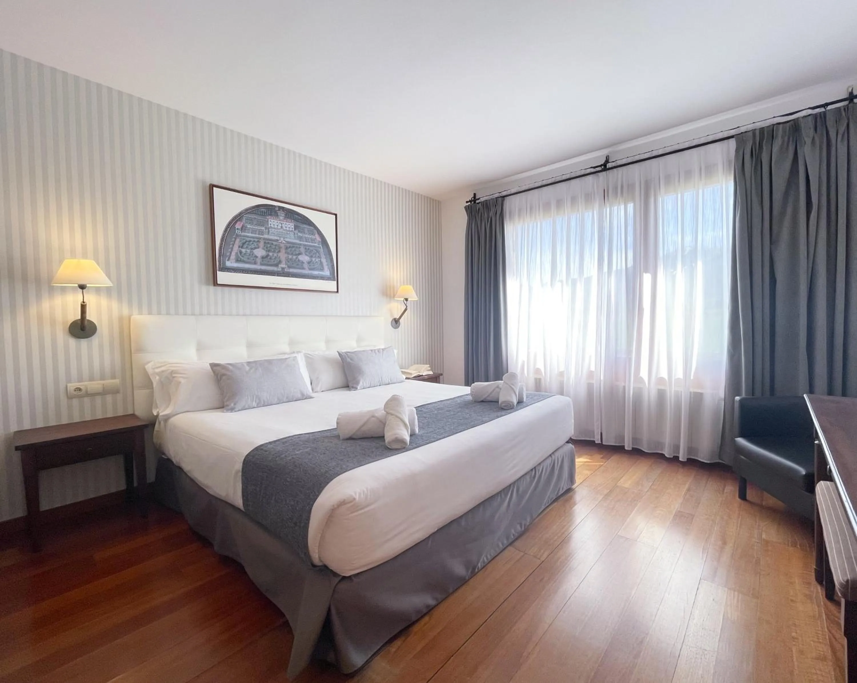 Bed in Hotel Fontanals Golf