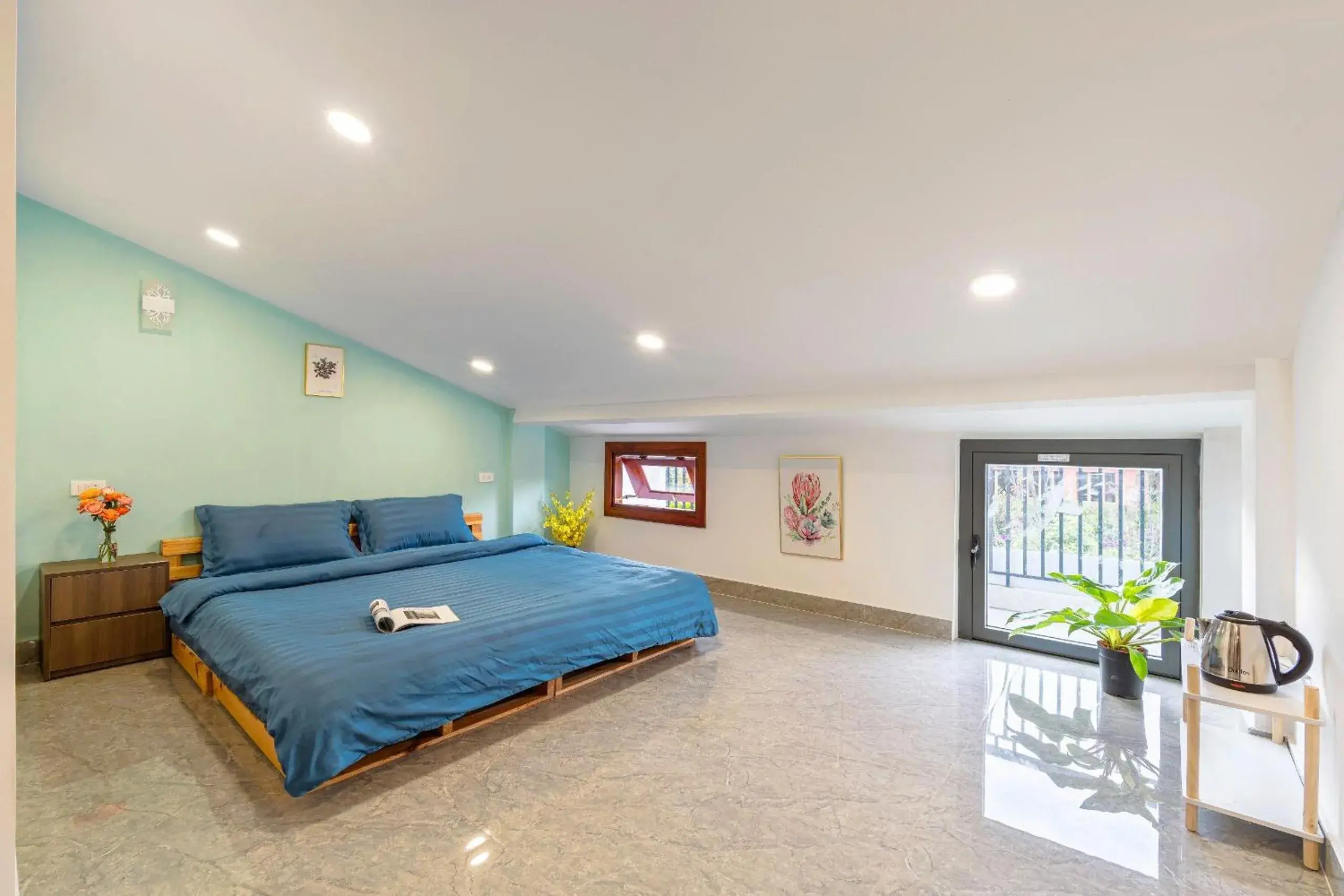 Double Room with Garden View in Nhat Minh Hotel Dalat Double Room with Garden View in Nhat Minh Hotel Dalat