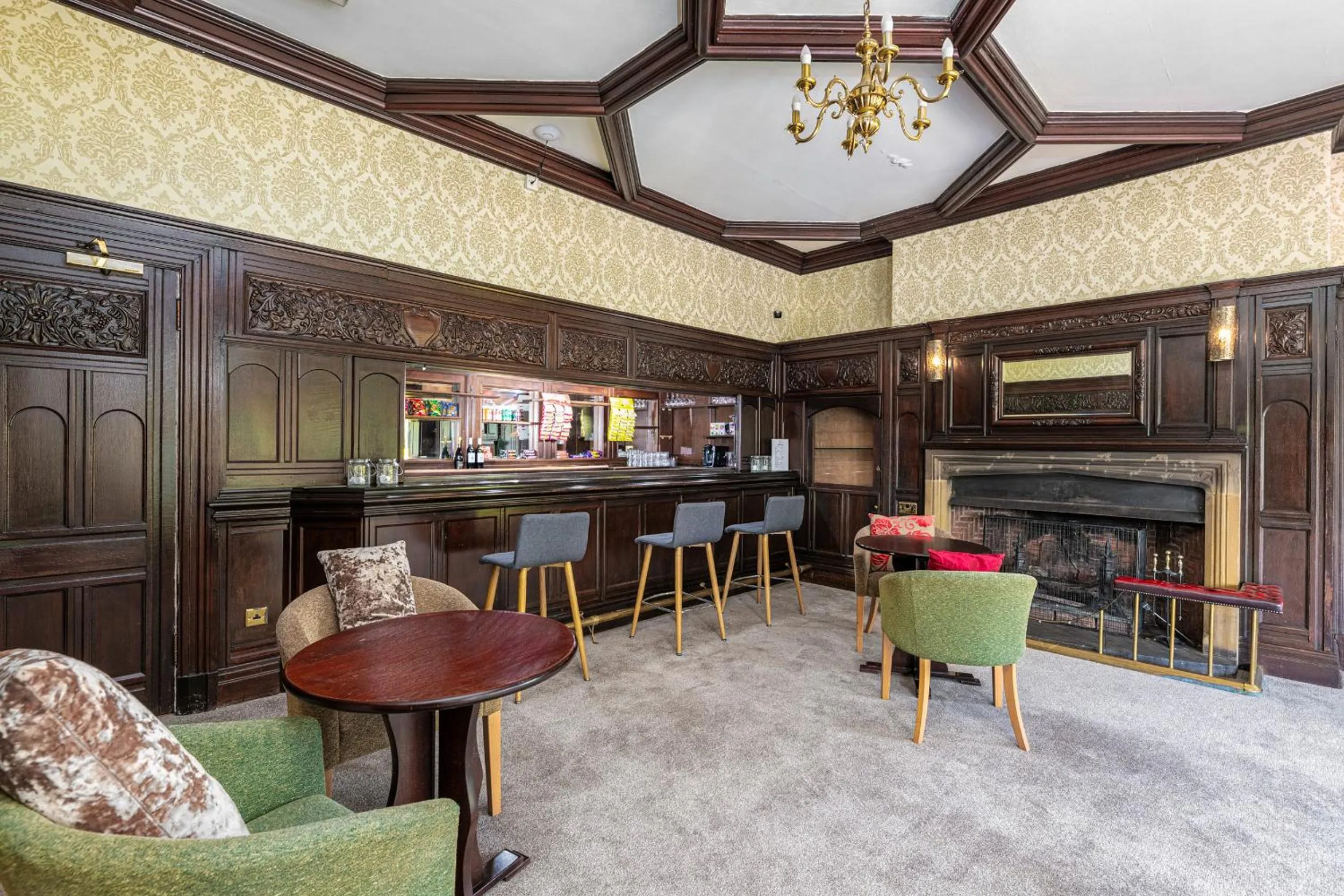 Lounge or bar in Northop Hall Country House Hotel