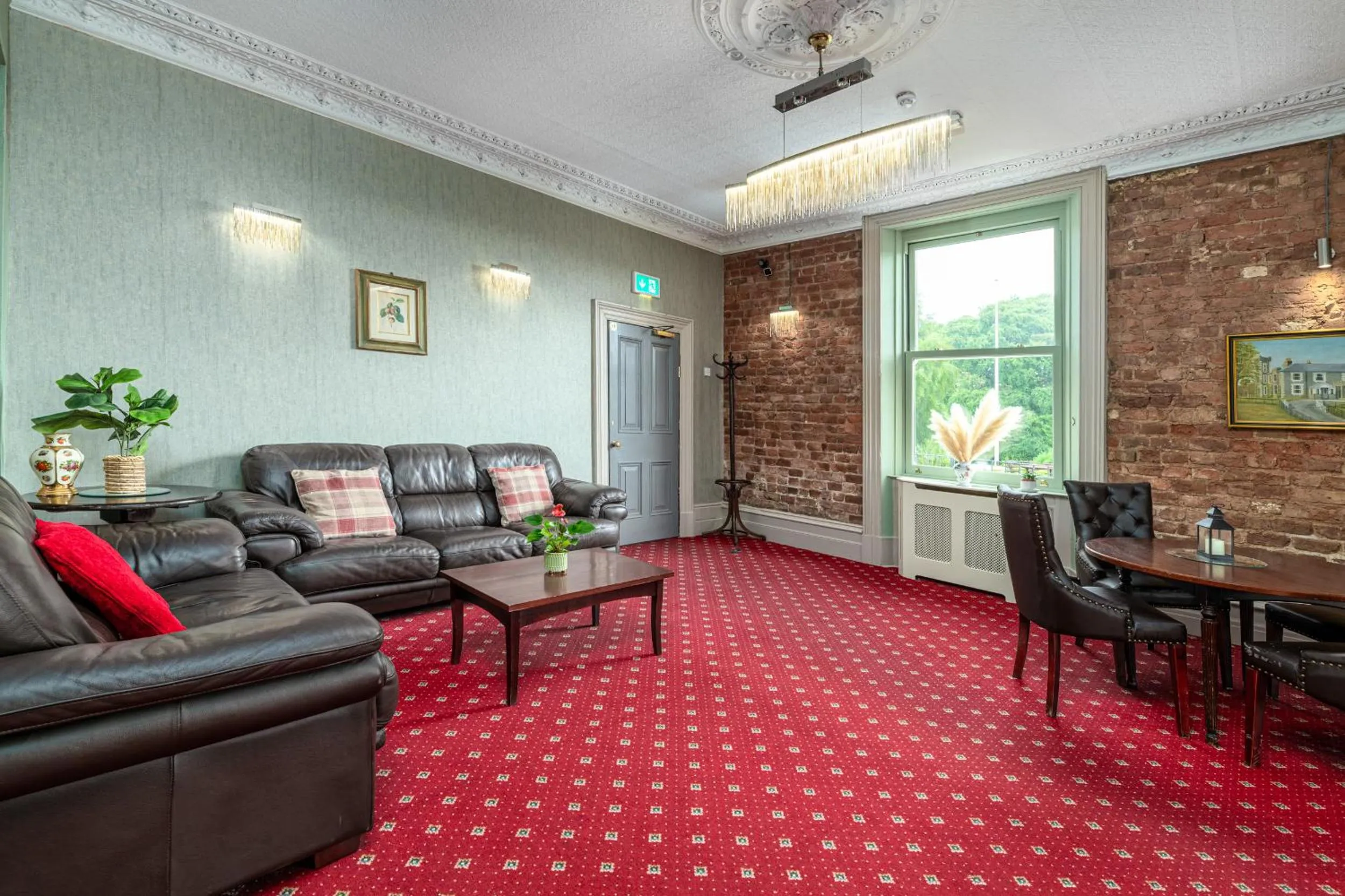 Seating area in Northop Hall Country House Hotel