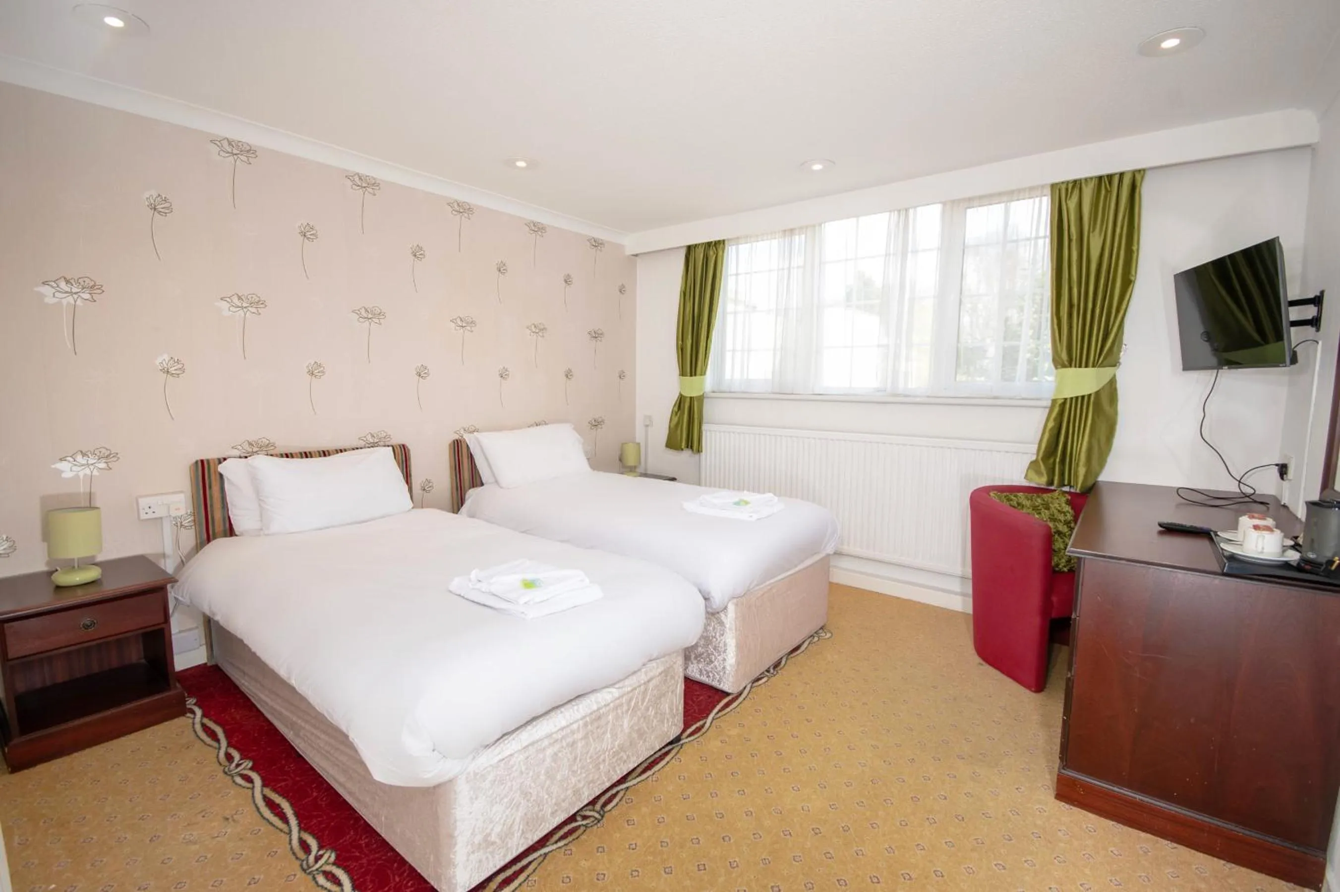 Bed in Northop Hall Country House Hotel