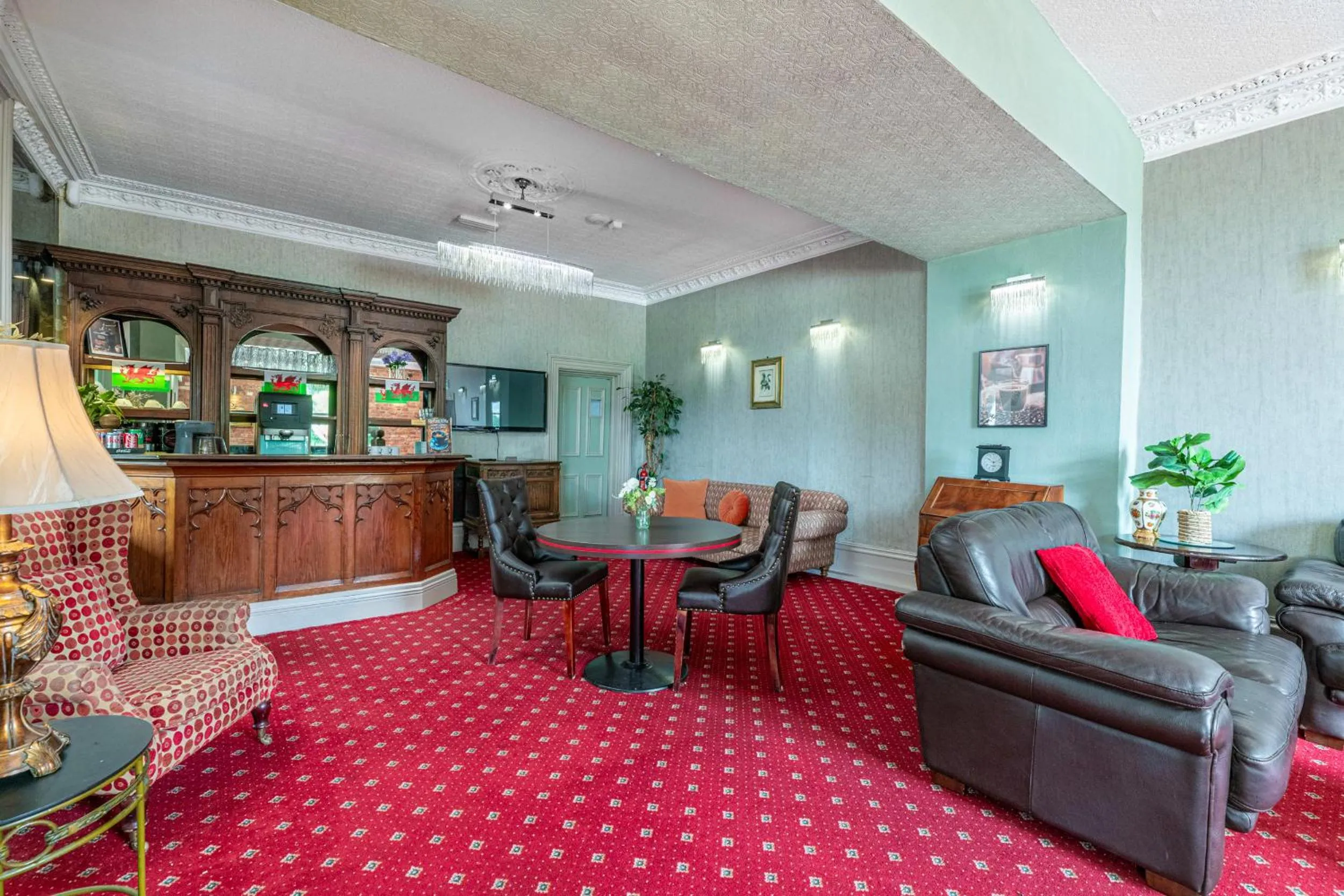 Seating area in Northop Hall Country House Hotel