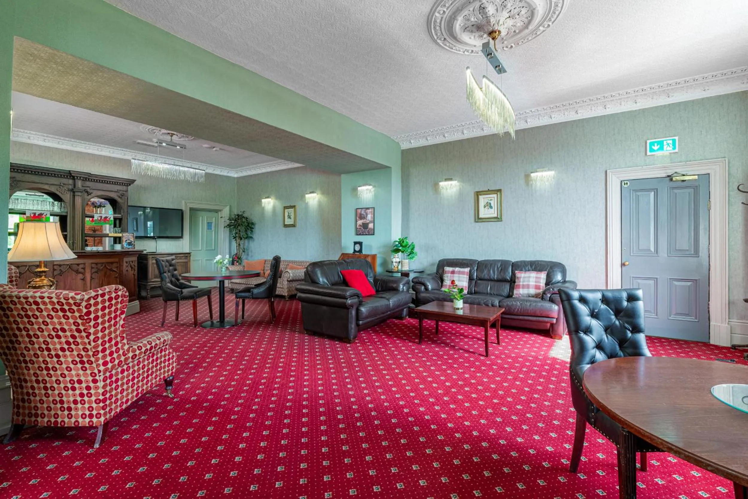 Seating area in Northop Hall Country House Hotel