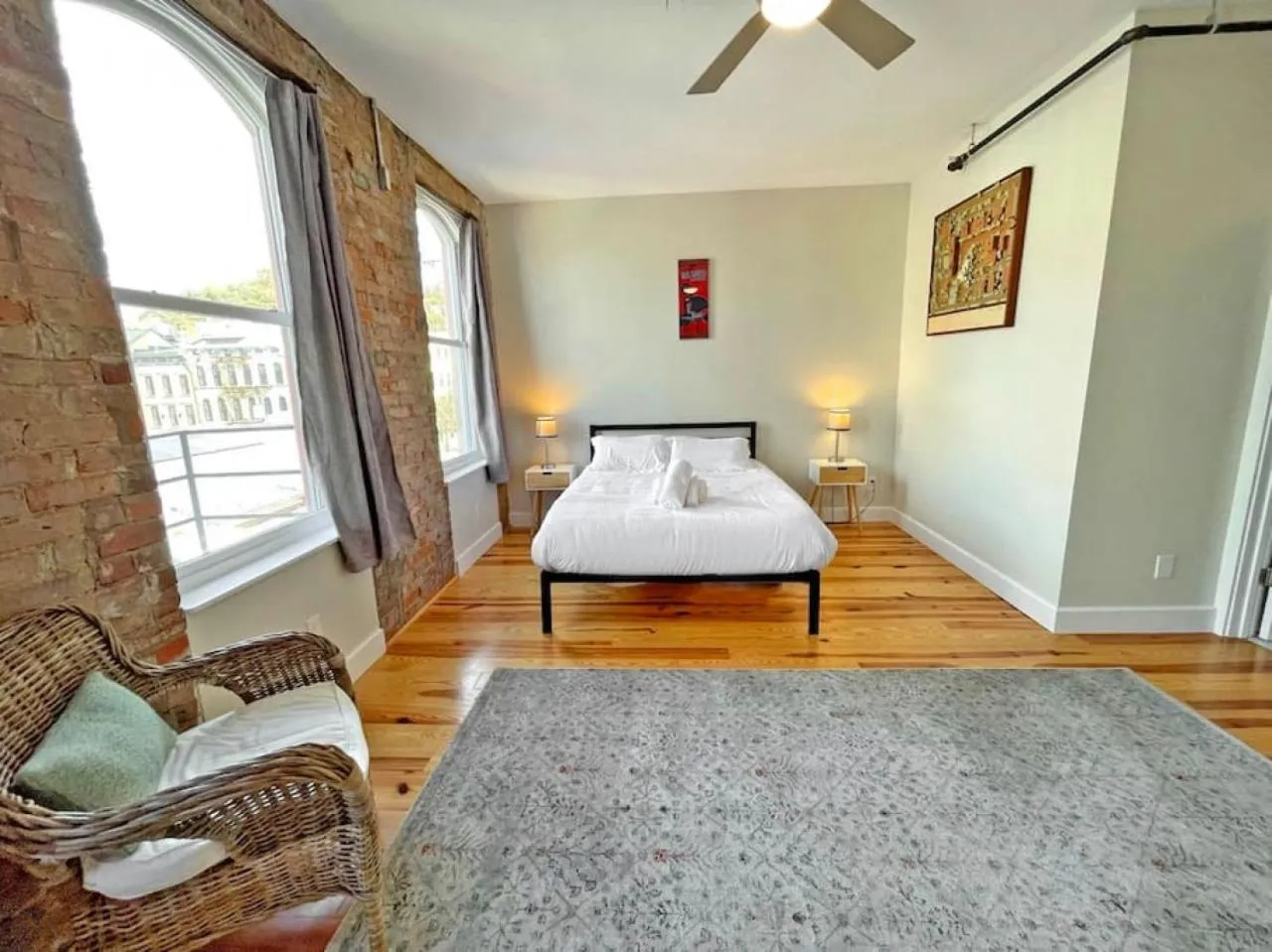 Bedroom, Bed in Luxury 4-Bedroom Retreat in the Heart of Over the Rhine