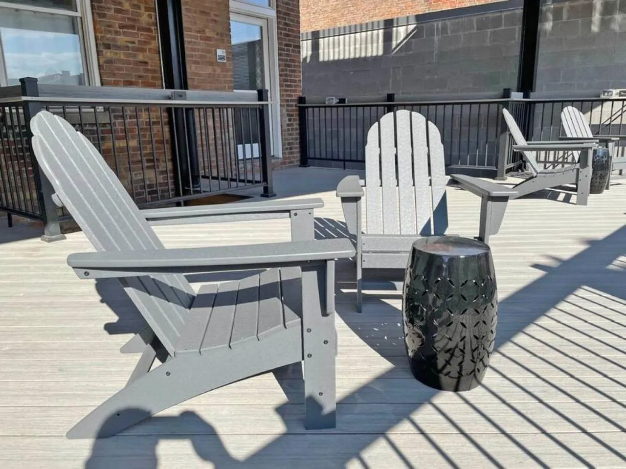 Patio in Luxury 4-Bedroom Retreat in the Heart of Over the Rhine