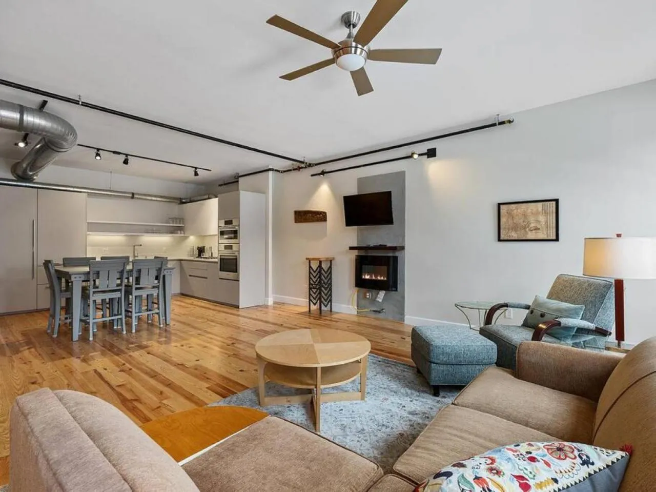 Living room in Luxury 4-Bedroom Retreat in the Heart of Over the Rhine