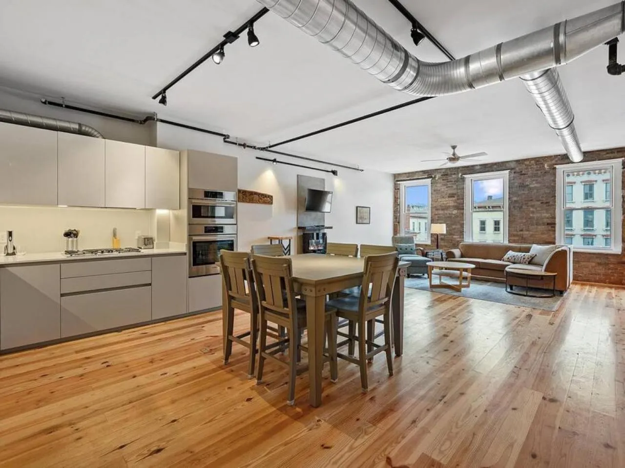 Dining area in Luxury 4-Bedroom Retreat in the Heart of Over the Rhine