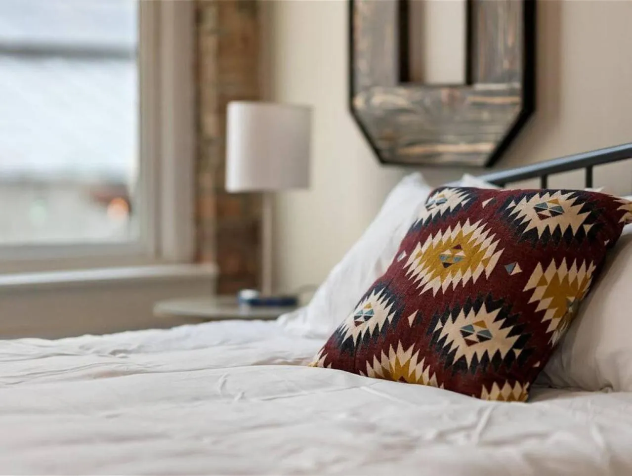 Bedroom, Bed in Luxury 4-Bedroom Retreat in the Heart of Over the Rhine