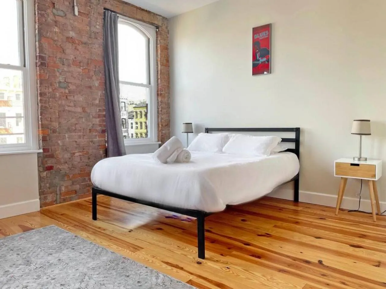 Bedroom, Bed in Luxury 4-Bedroom Retreat in the Heart of Over the Rhine