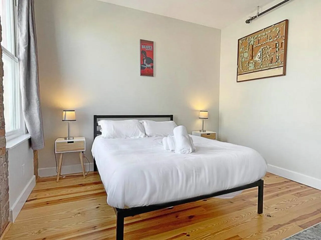 Bedroom, Bed in Luxury 4-Bedroom Retreat in the Heart of Over the Rhine