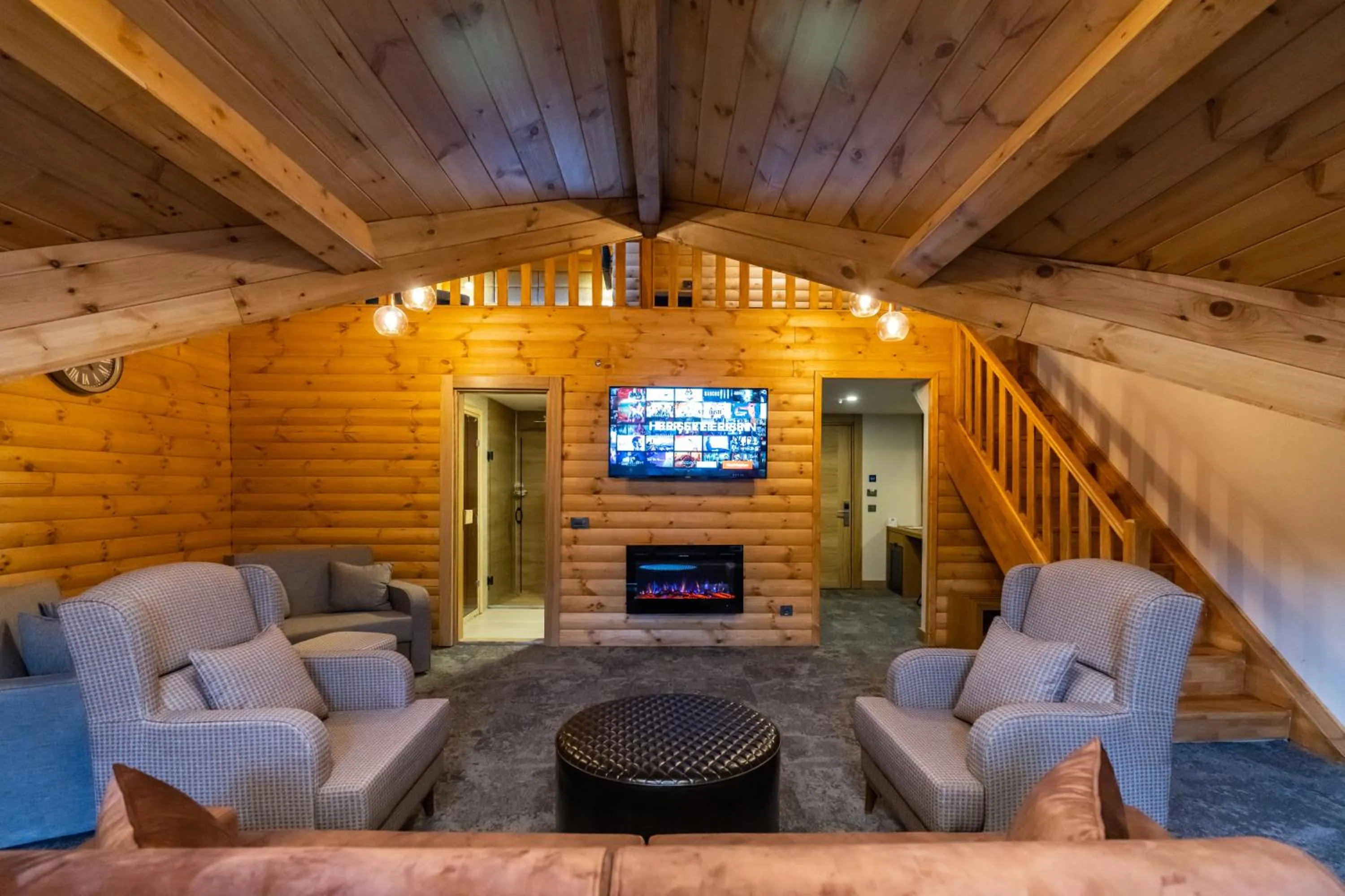 Living room in SARPİNO MOUNTAİN HOTEL