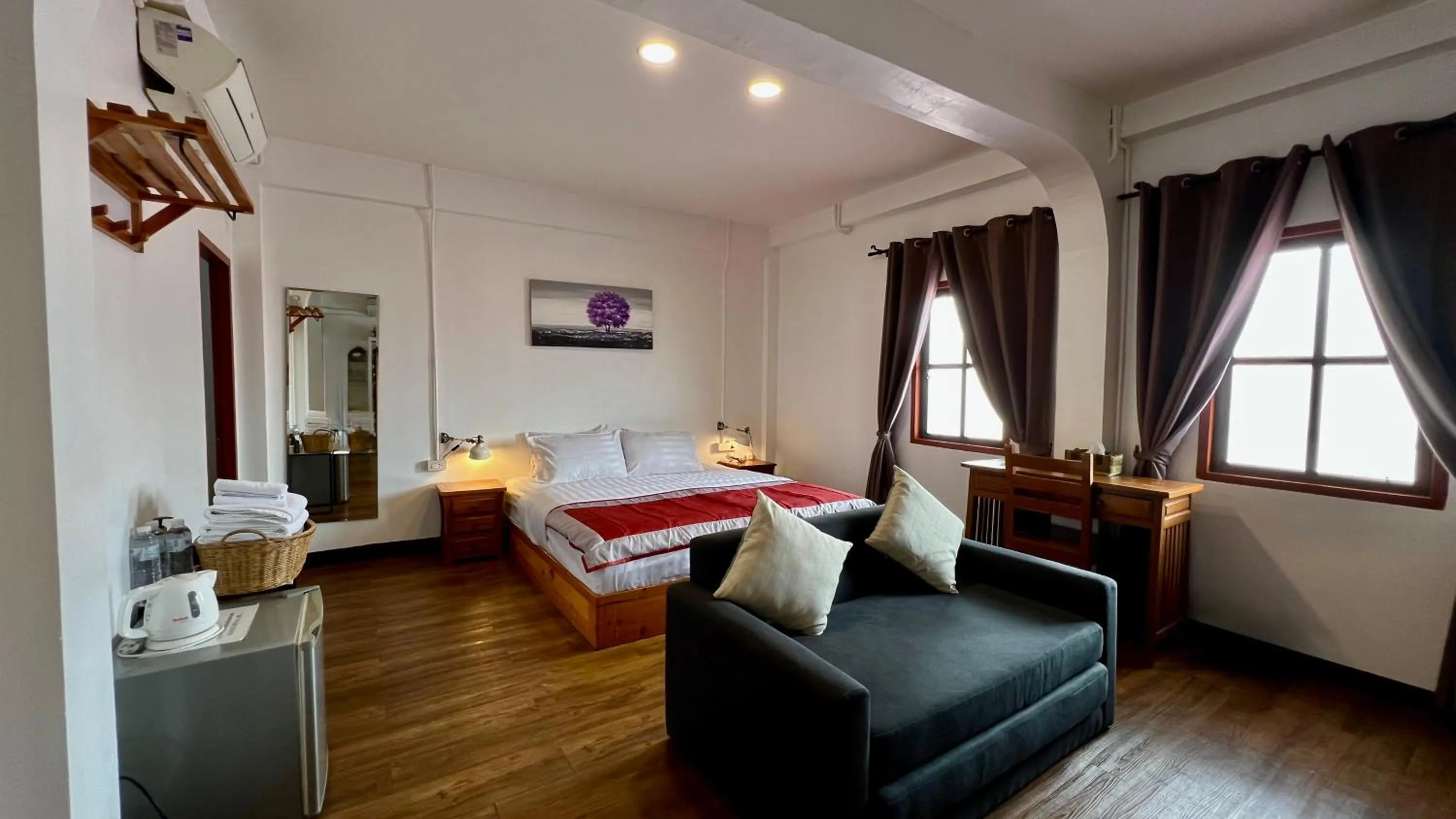 Bed in Chiang Mai Gate house