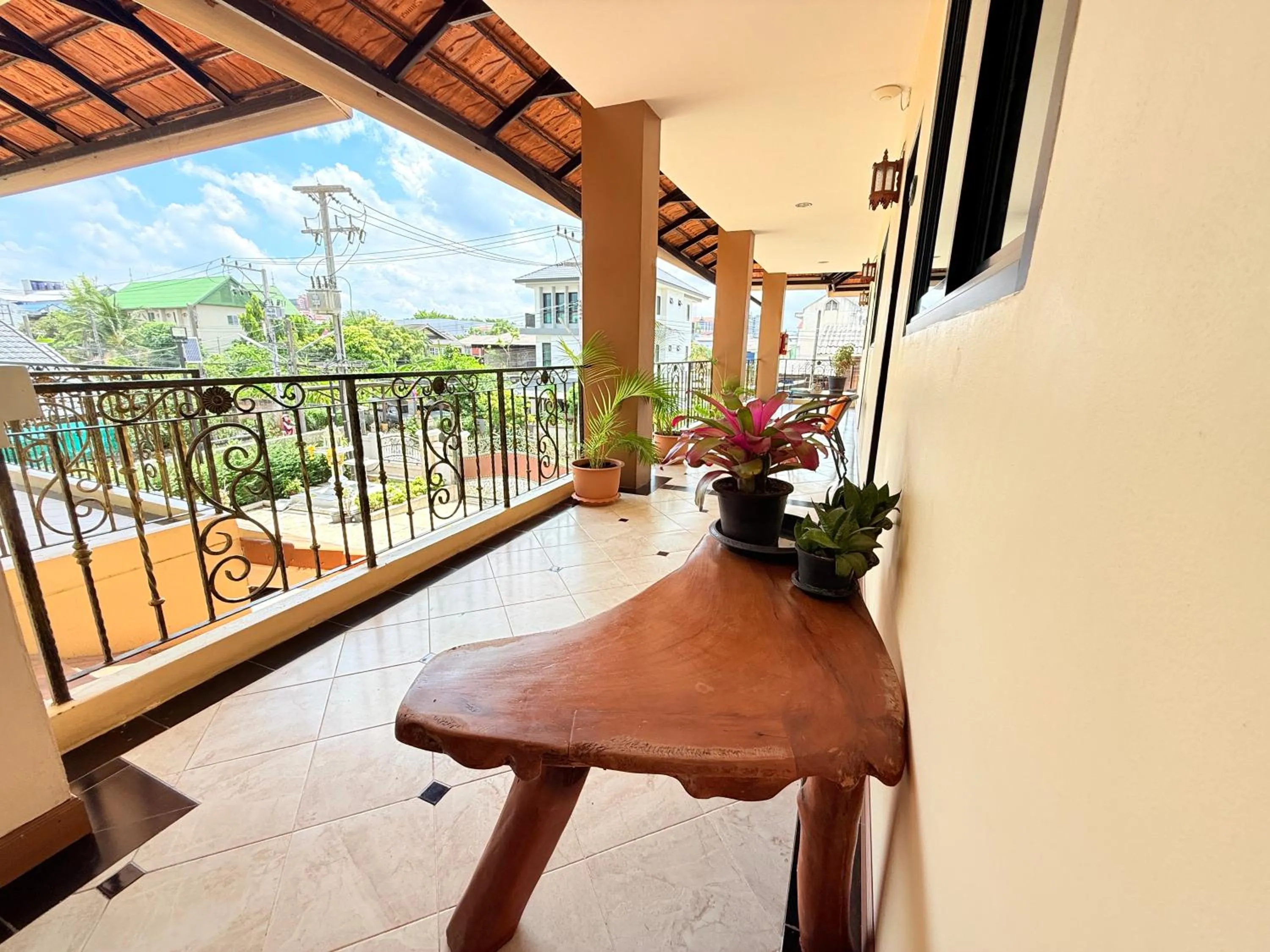 Patio in Laph Kham House