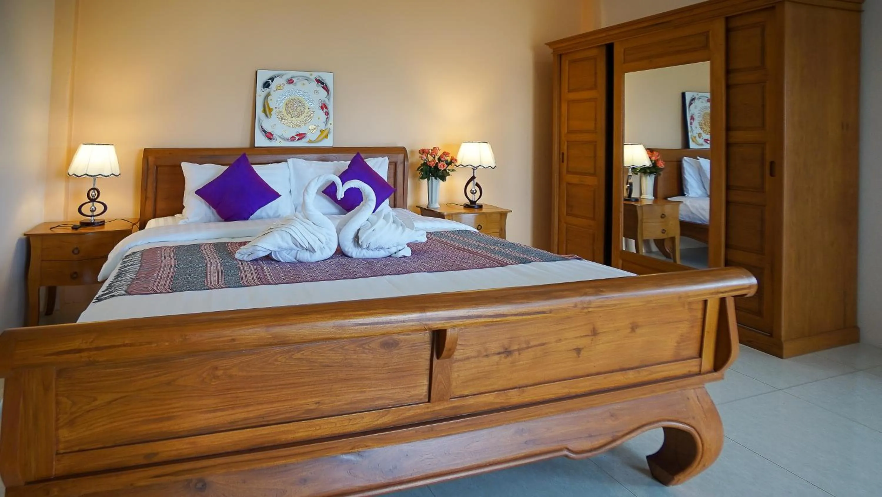 Bed in Laph Kham House