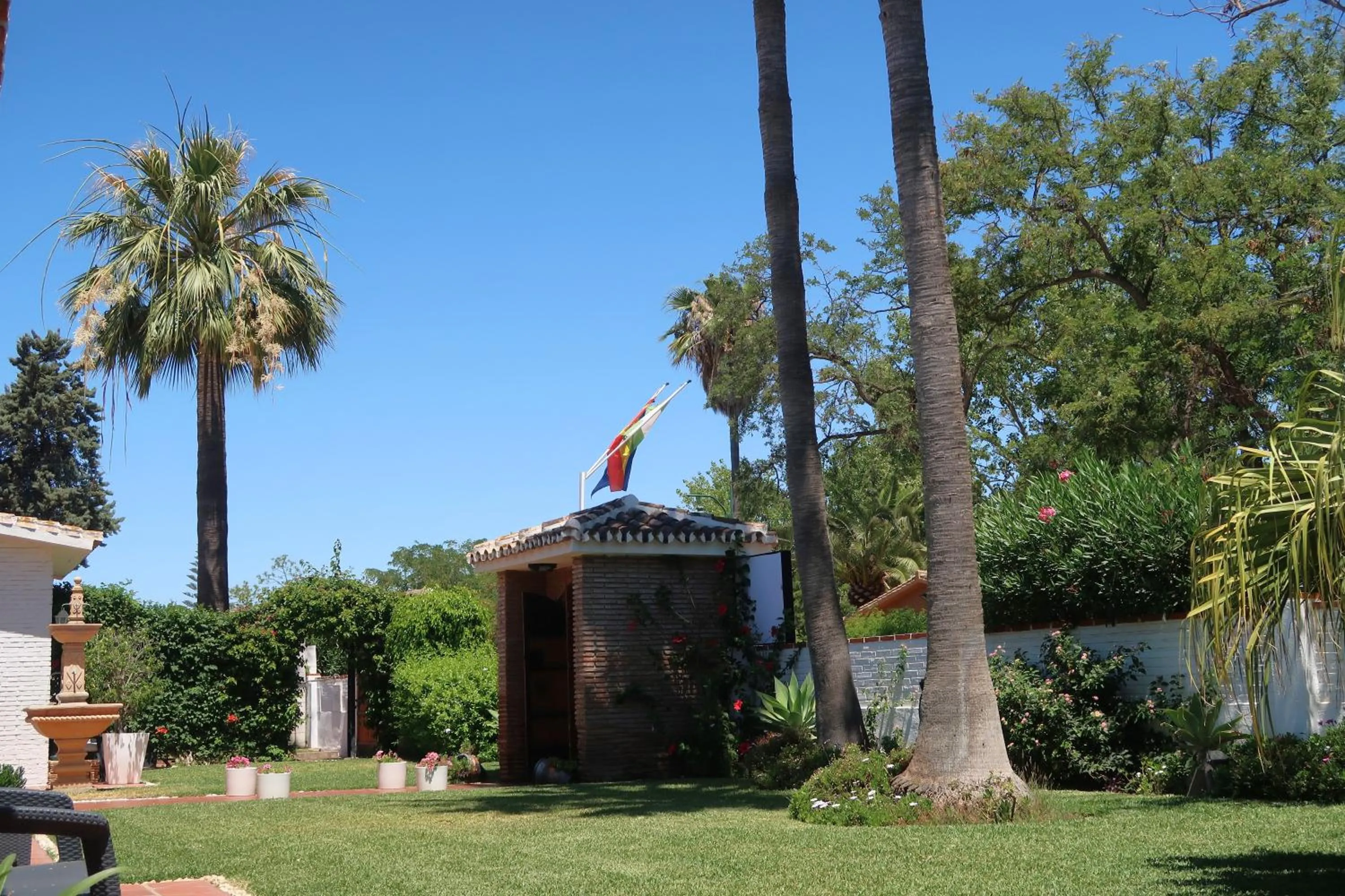 Garden in Hotel Malaga Picasso