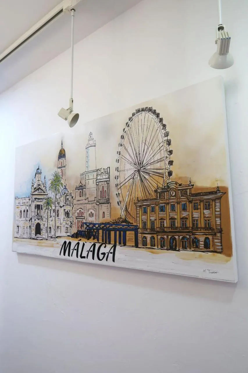 Property building in Hotel Malaga Picasso