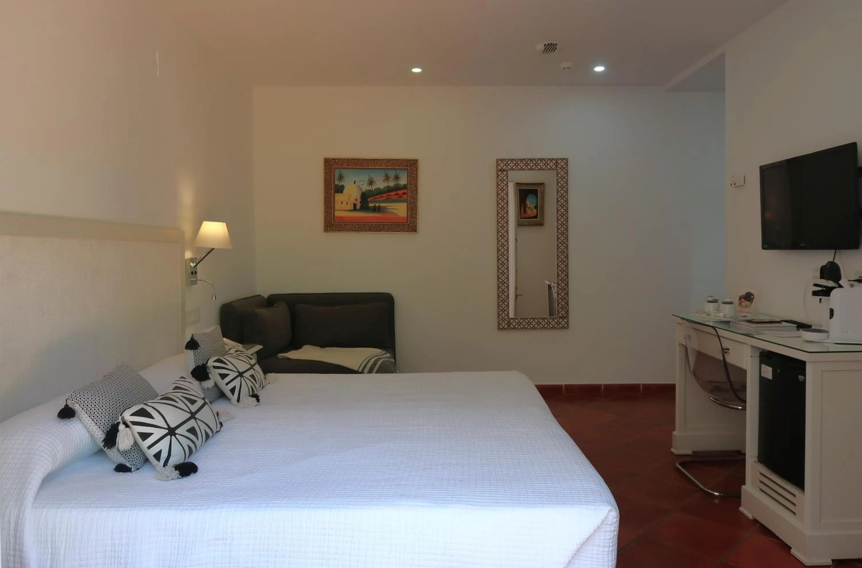 Bed in Hotel Malaga Picasso