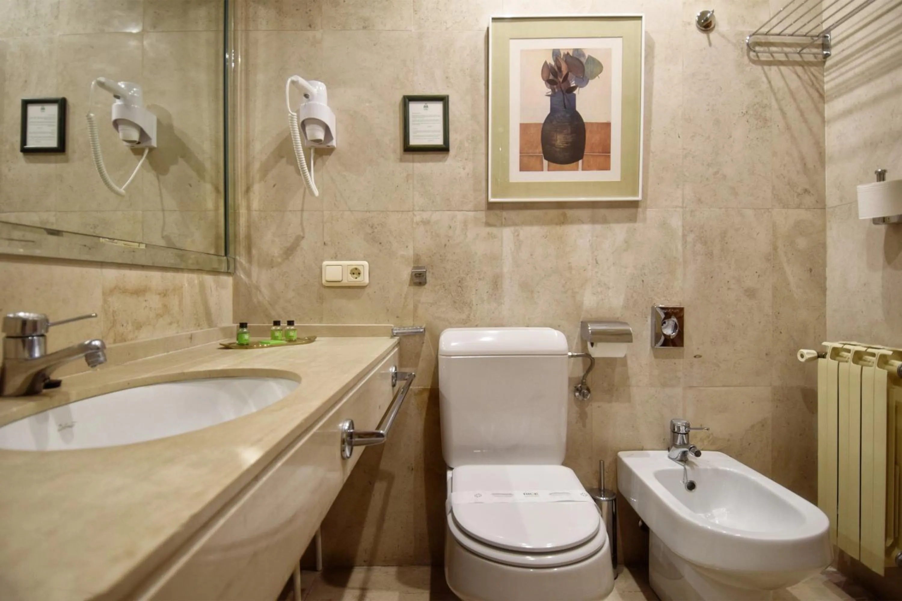 Toilet in Hotel Maria Luisa