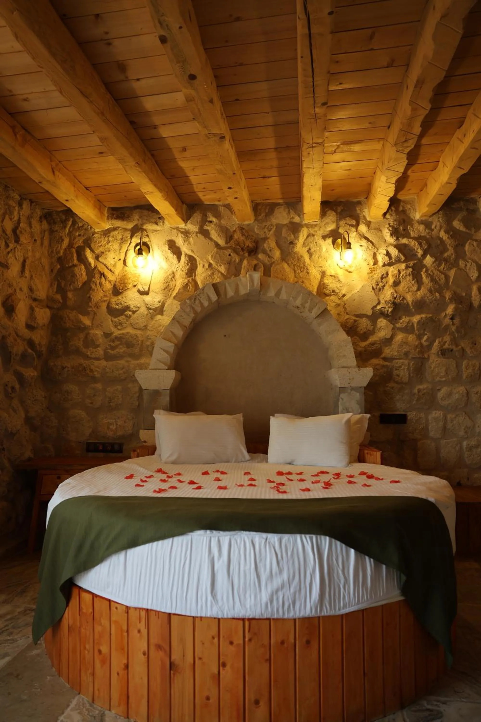 Bed in The Calypso Cave