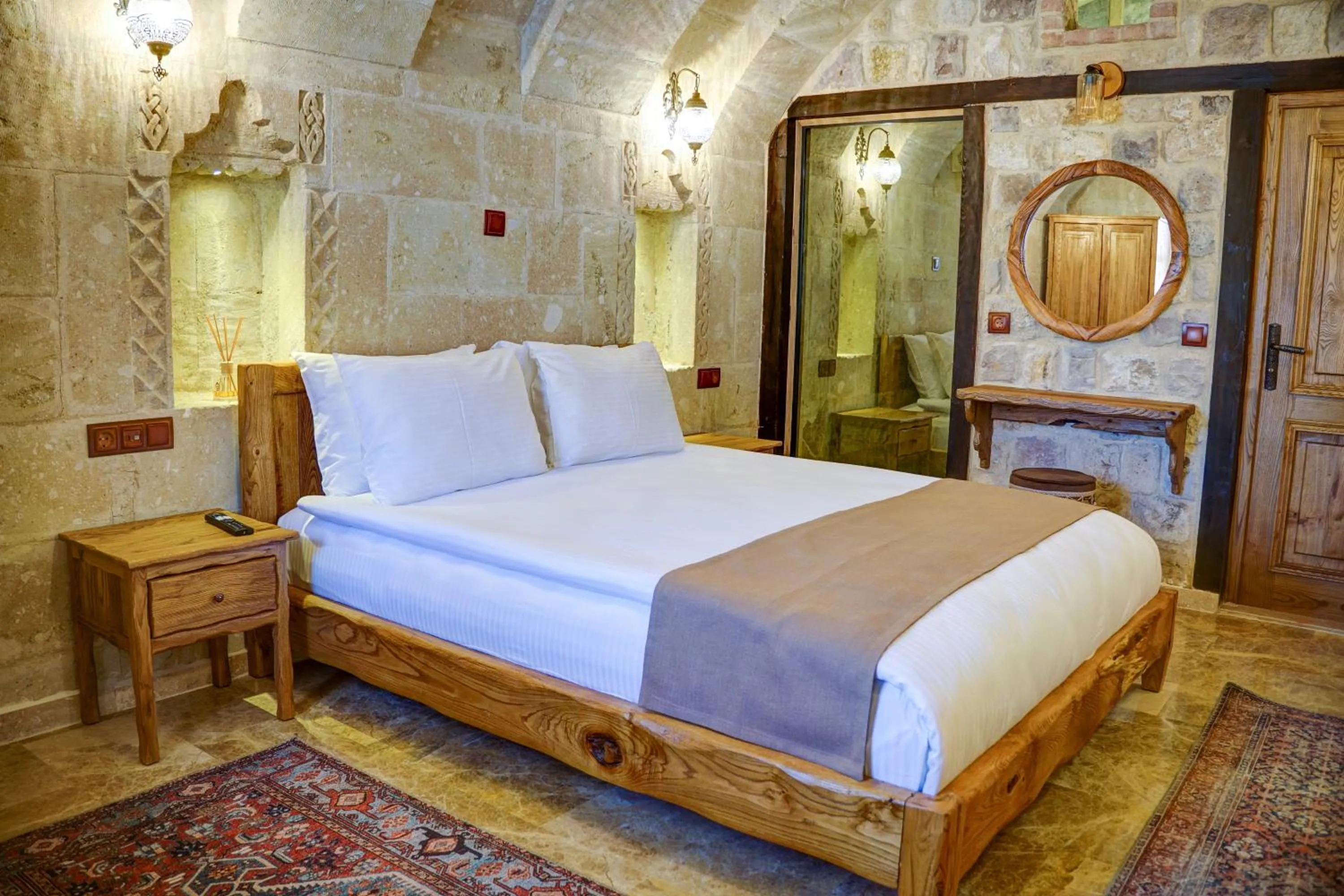 Bed in The Calypso Cave