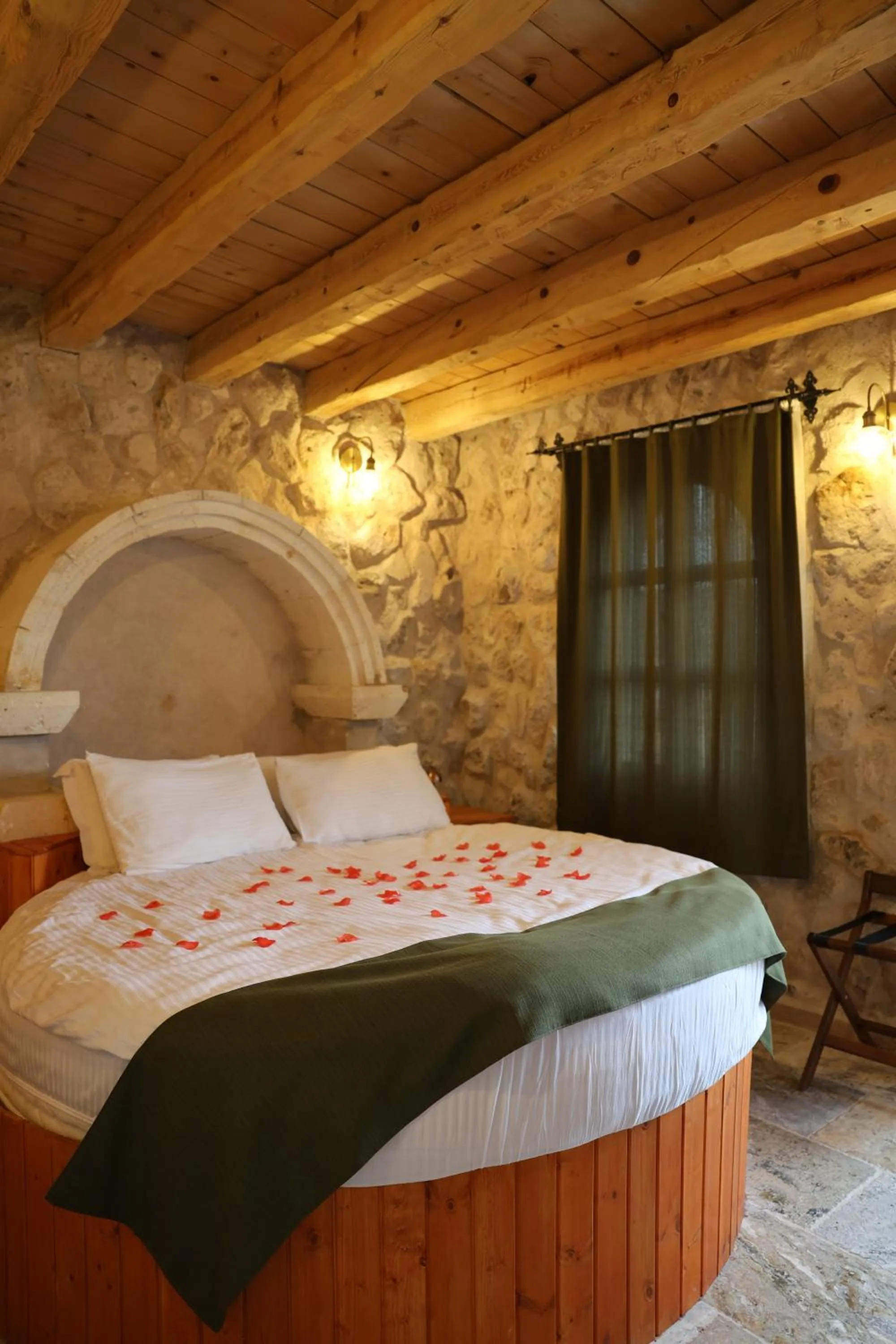 Bed in The Calypso Cave