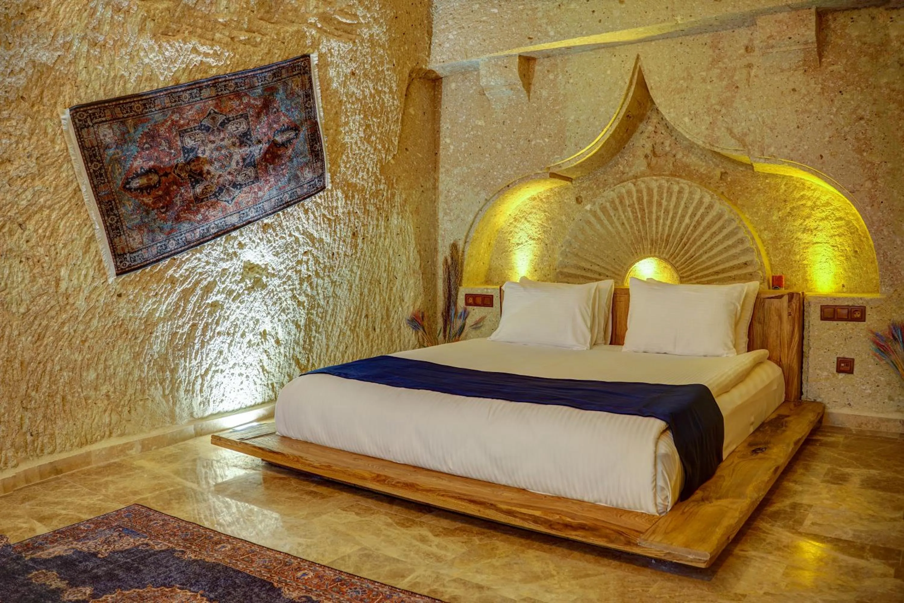 Bed in The Calypso Cave