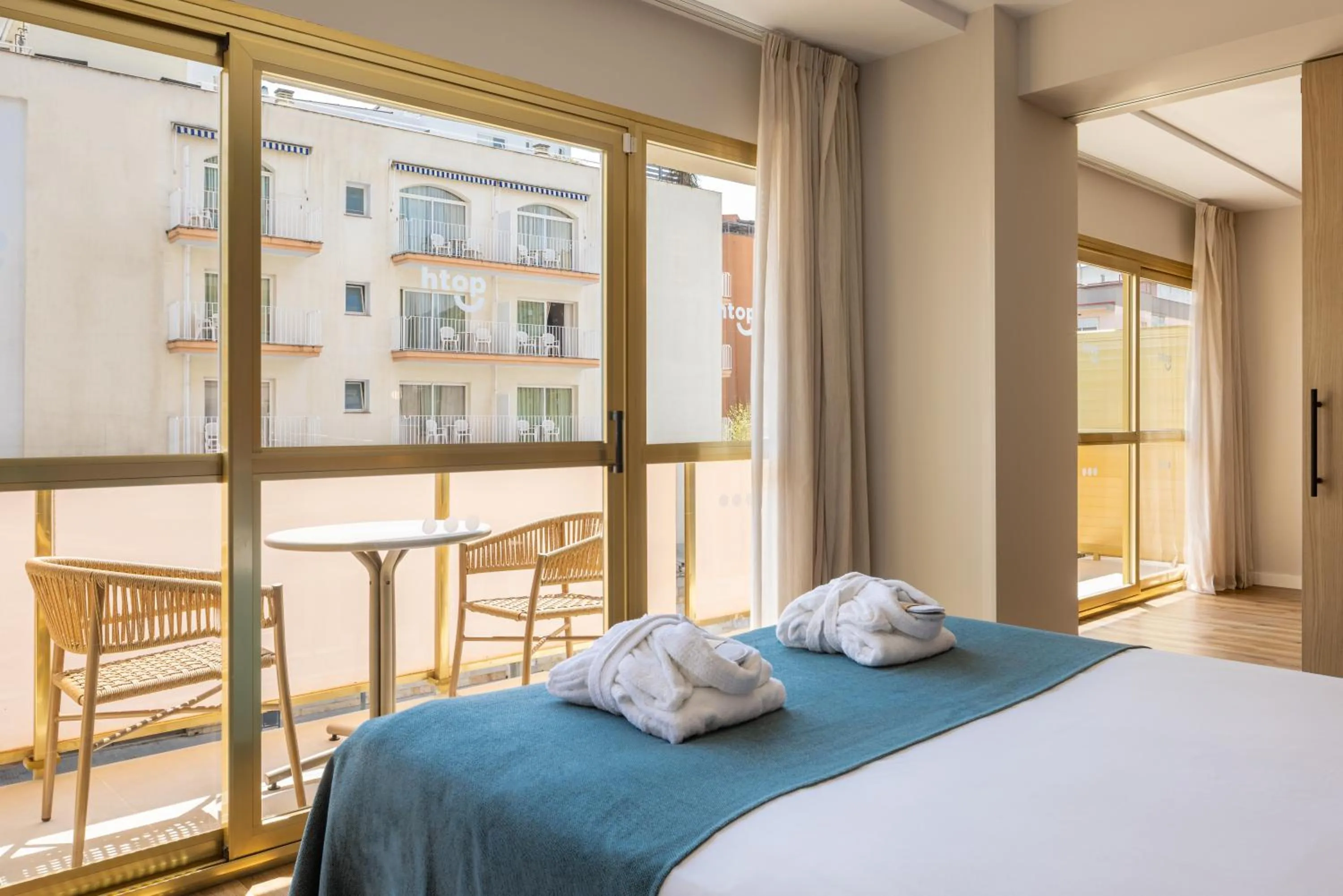 Balcony/Terrace, Bed in htop Amaika & SPA 4Sup - Adults Only #htopBliss
