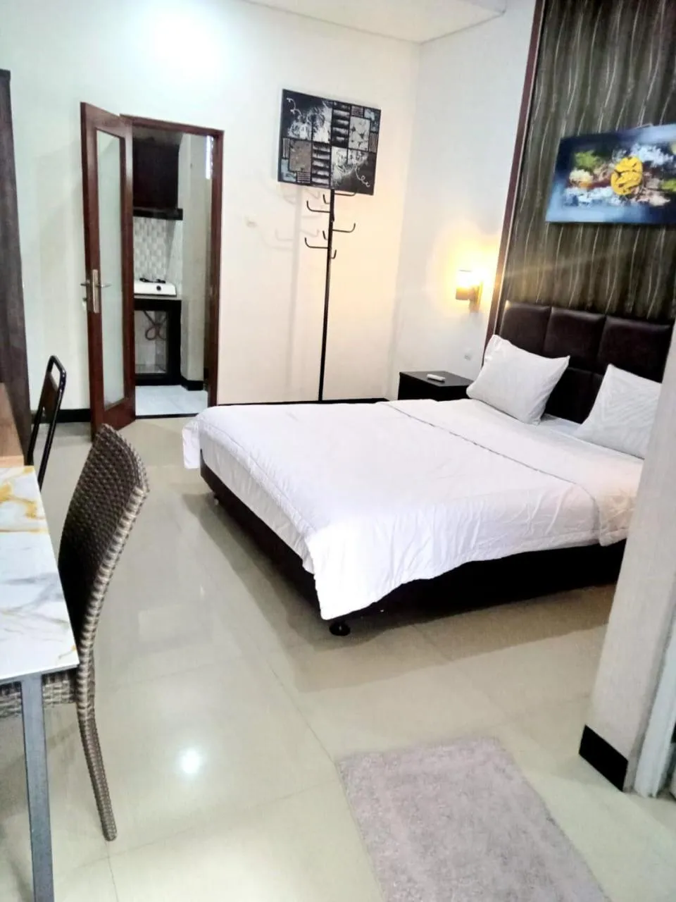 Bedroom, Bed in NEW KUBU DI BUKIT apartemen & motor bike rental near beach and 10 minute to airpot