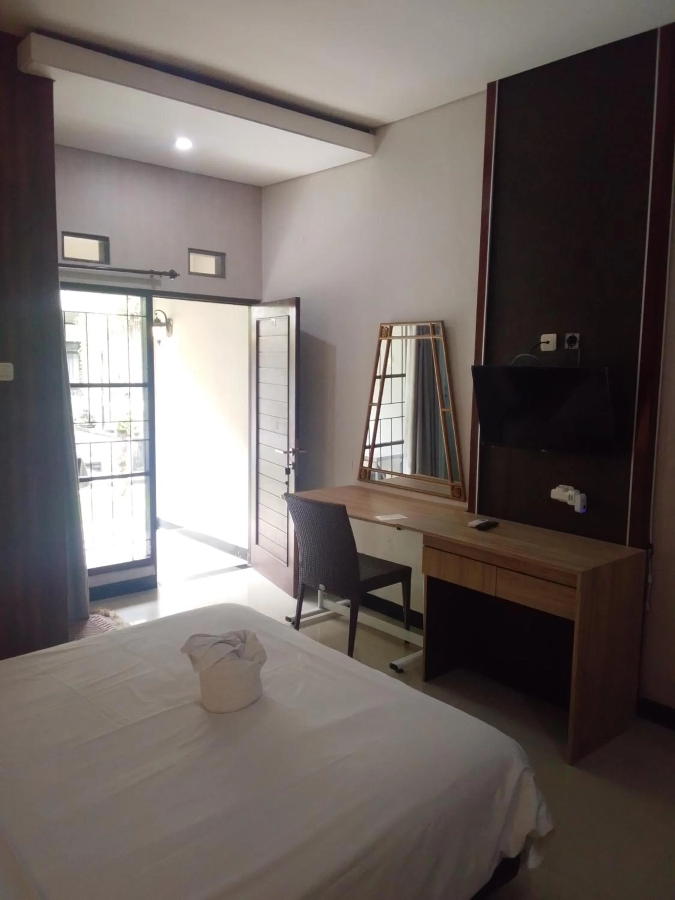 Bedroom, Bed in NEW KUBU DI BUKIT apartemen & motor bike rental near beach and 10 minute to airpot