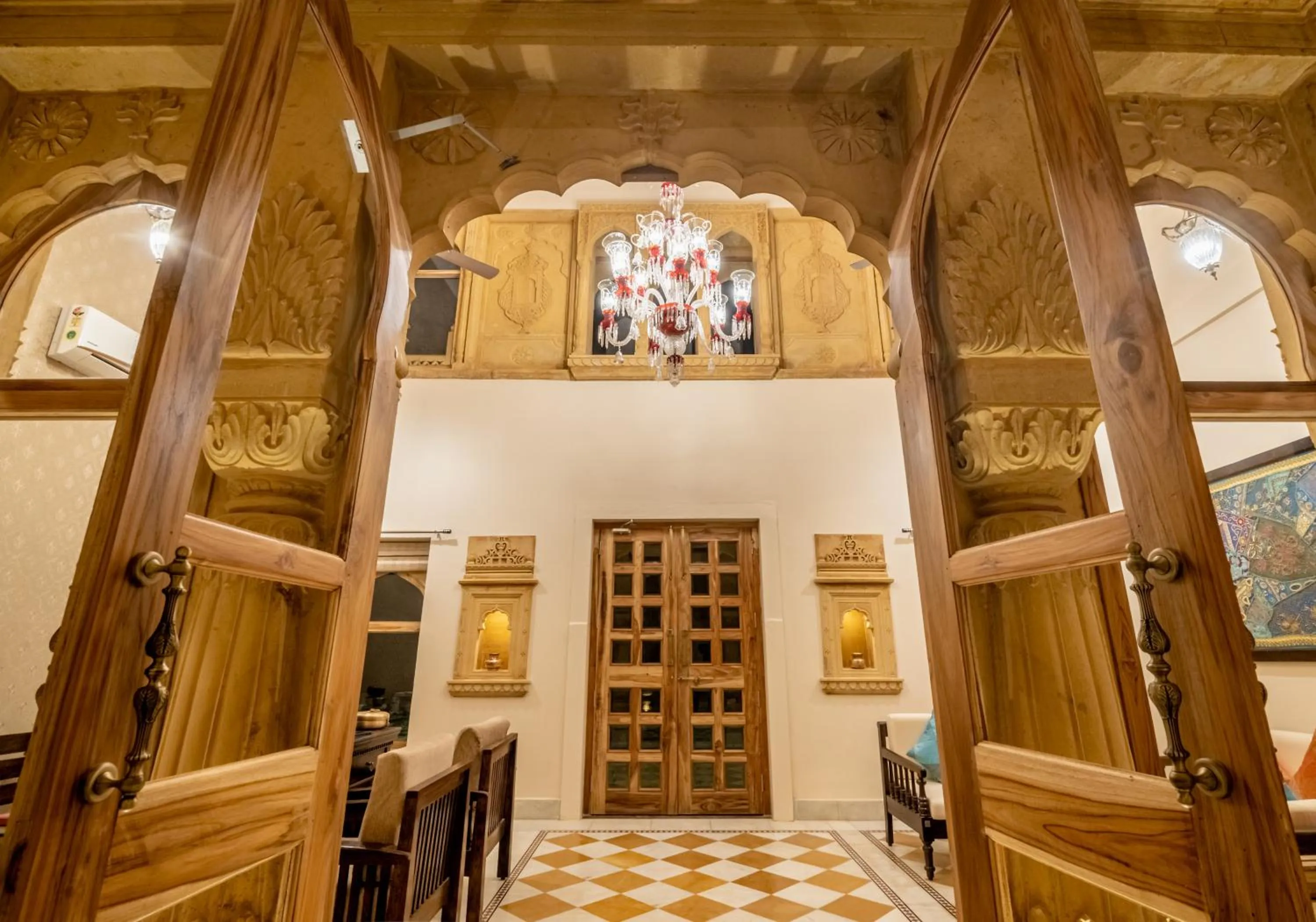 Lobby or reception in Hotel Dev Garh