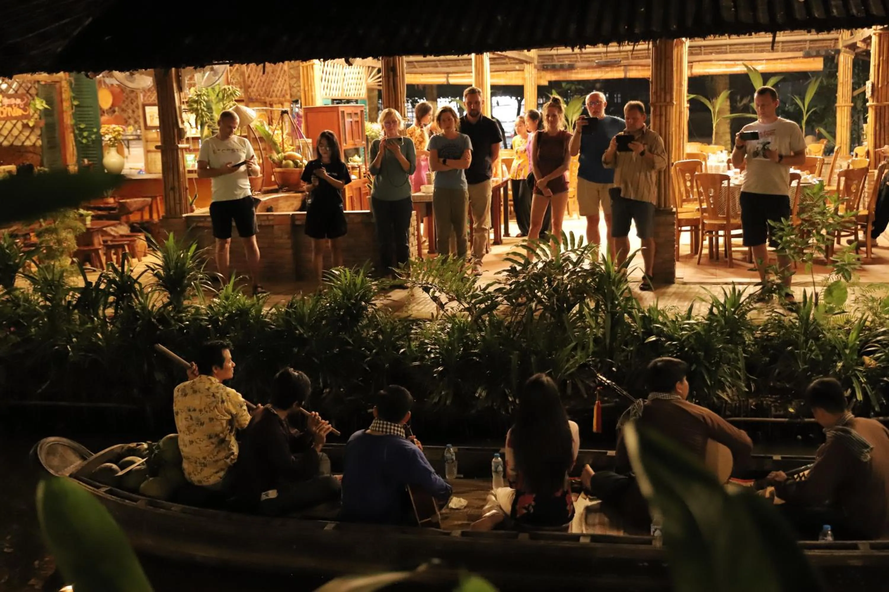 Dining area in Vamxang Rustic Home