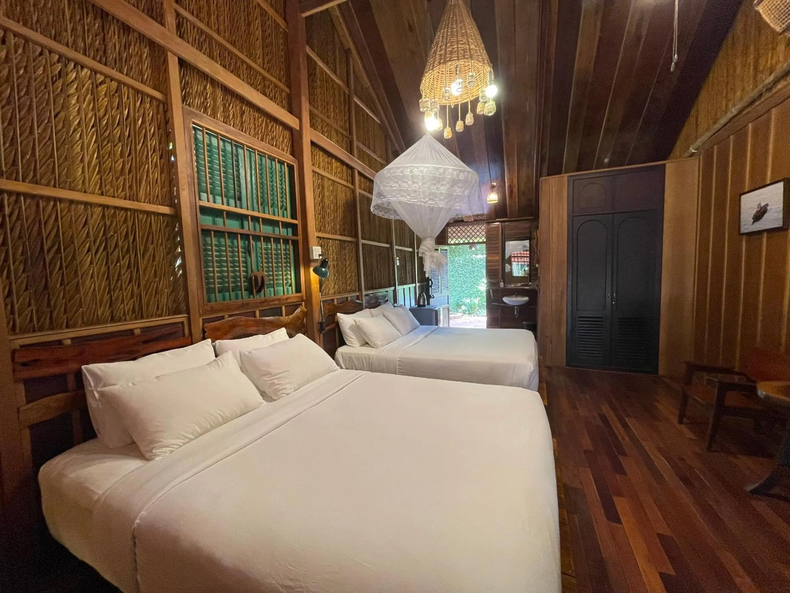 Property building, Bed in Vamxang Rustic Home
