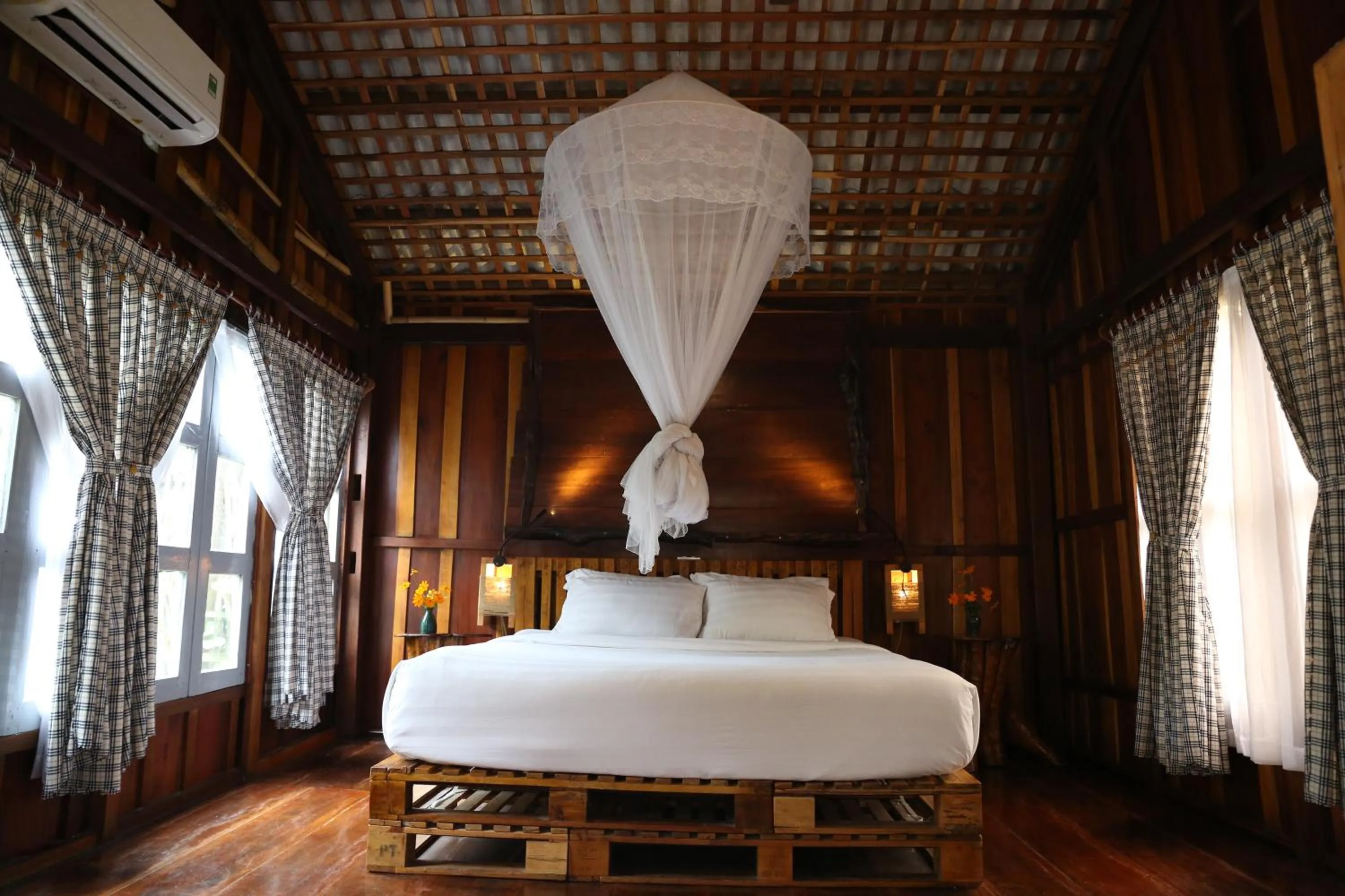 Bed in Vamxang Rustic Home
