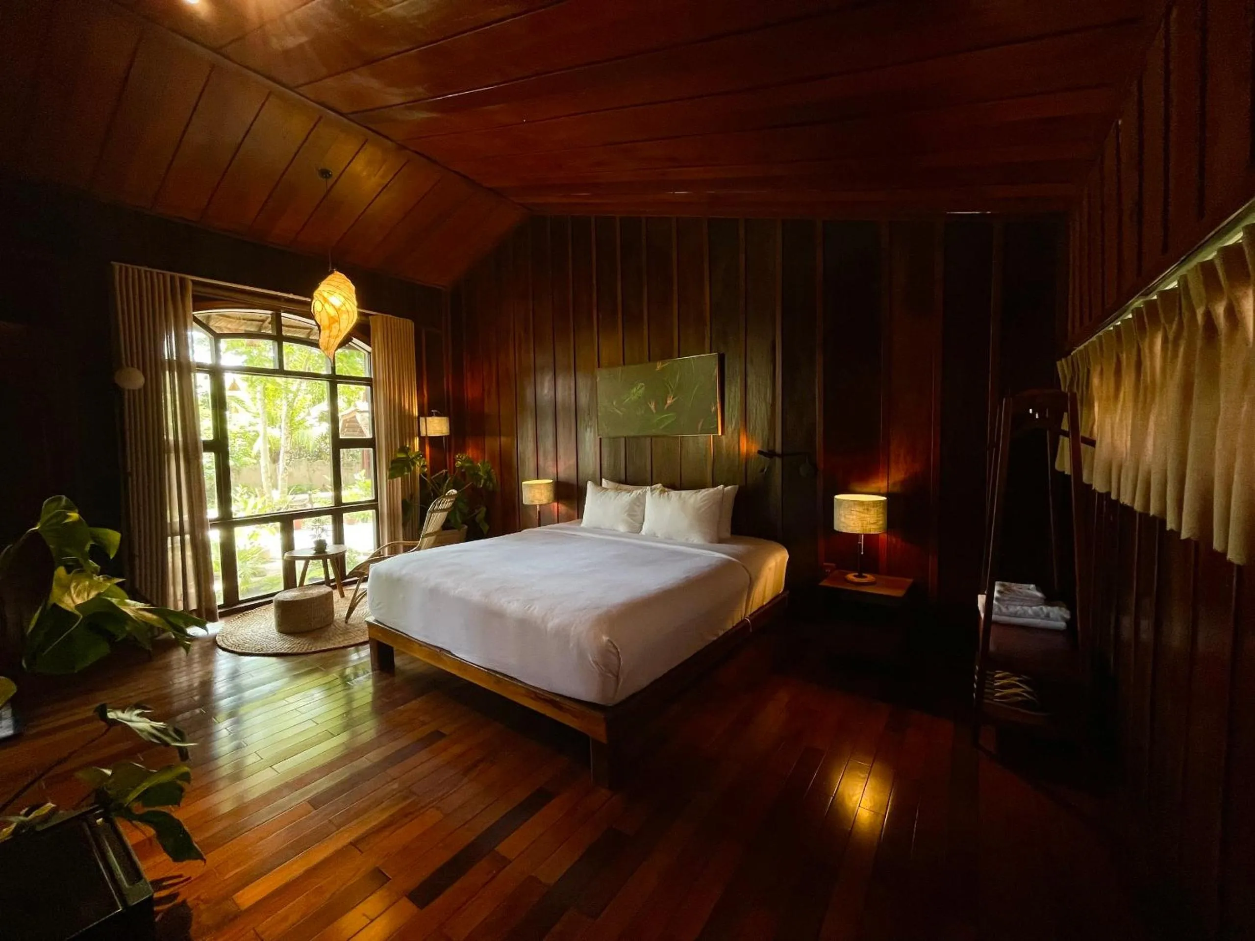 Bed in Vamxang Rustic Home