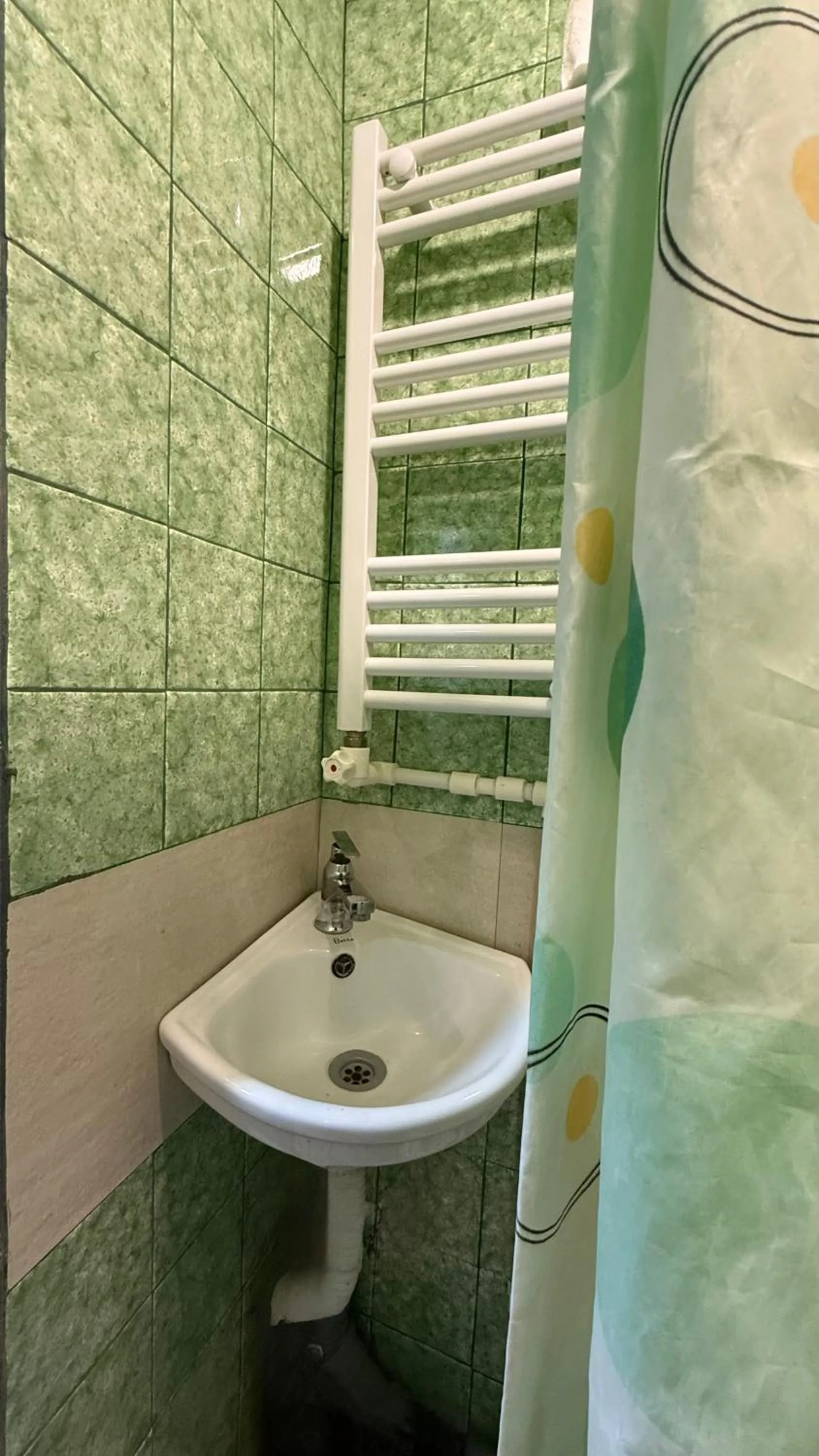 Bathroom in Vahe's corner house