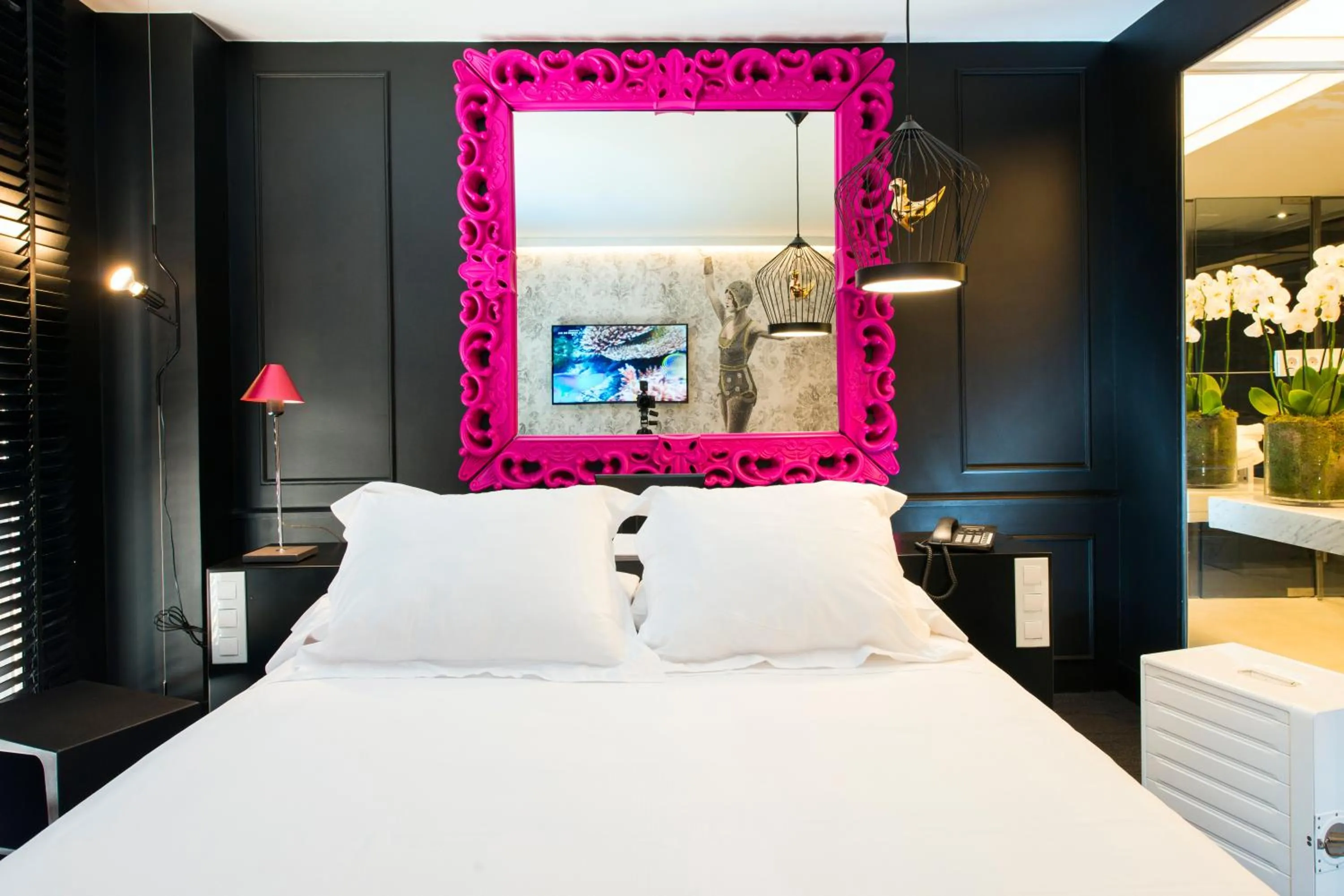 Bed in Hotel Mirador de Chamartín