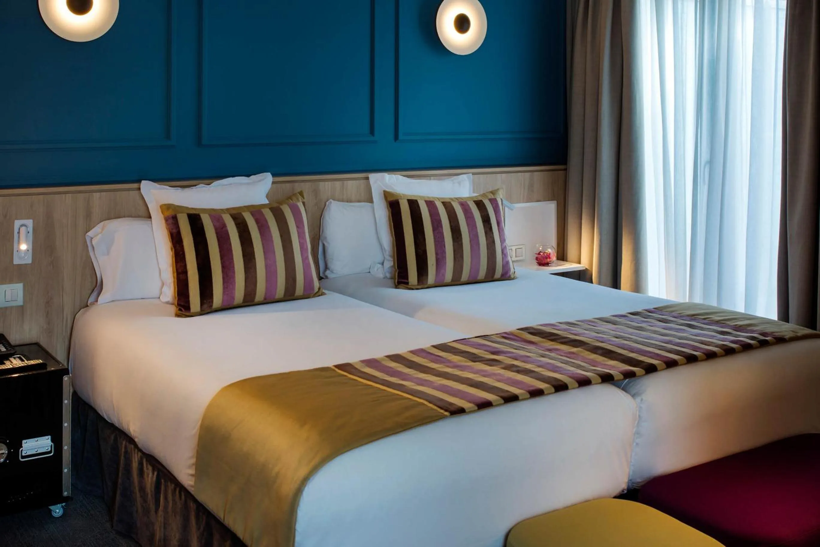 Bed in Hotel Mirador de Chamartín