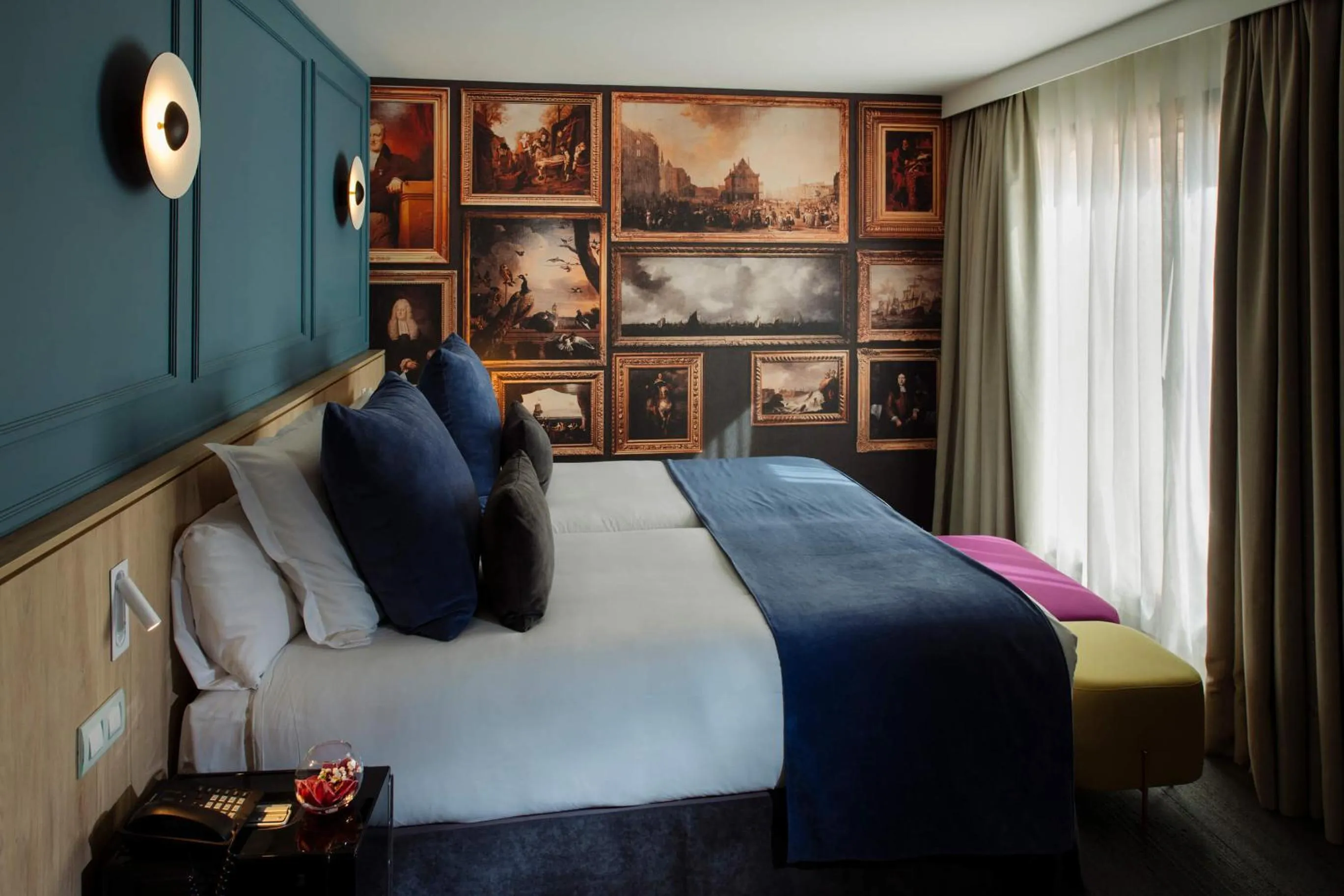 Bed in Hotel Mirador de Chamartín